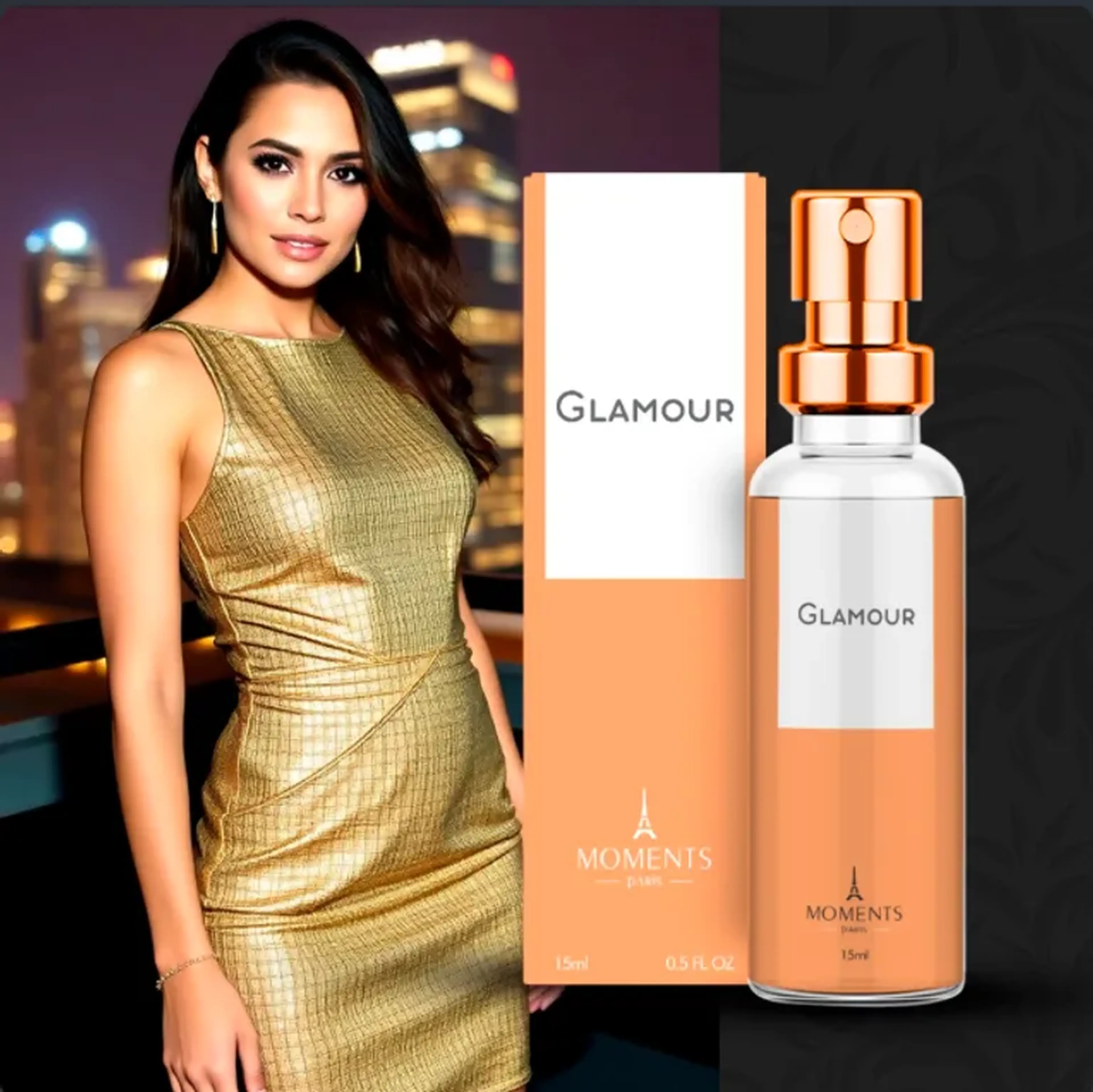 Glamour 15ml – Perfume Feminino Inspirado no Fame Paco Rabanne imagem