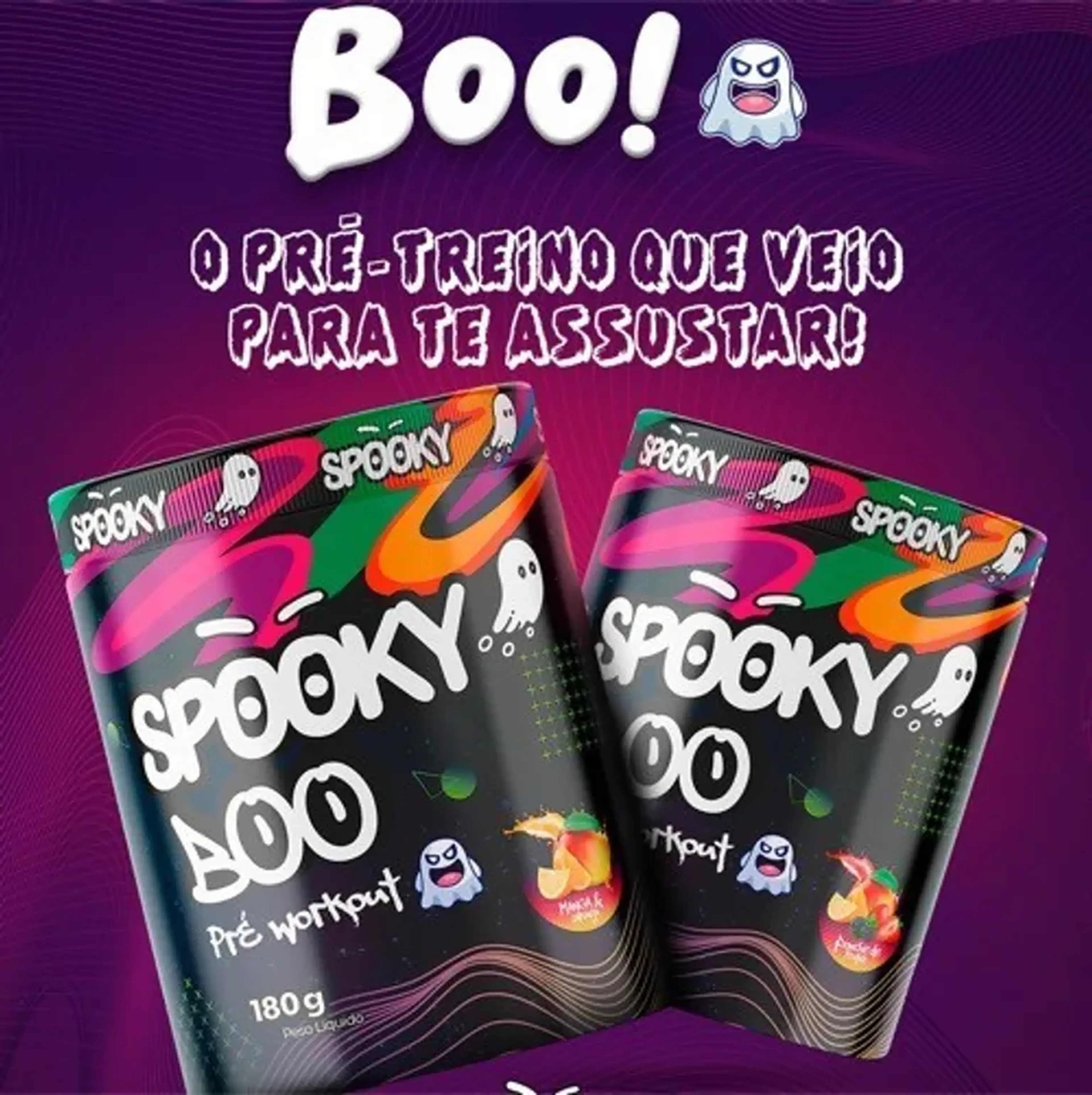 Boo Pré-treino 180g (30 doses)- Spooky imagem