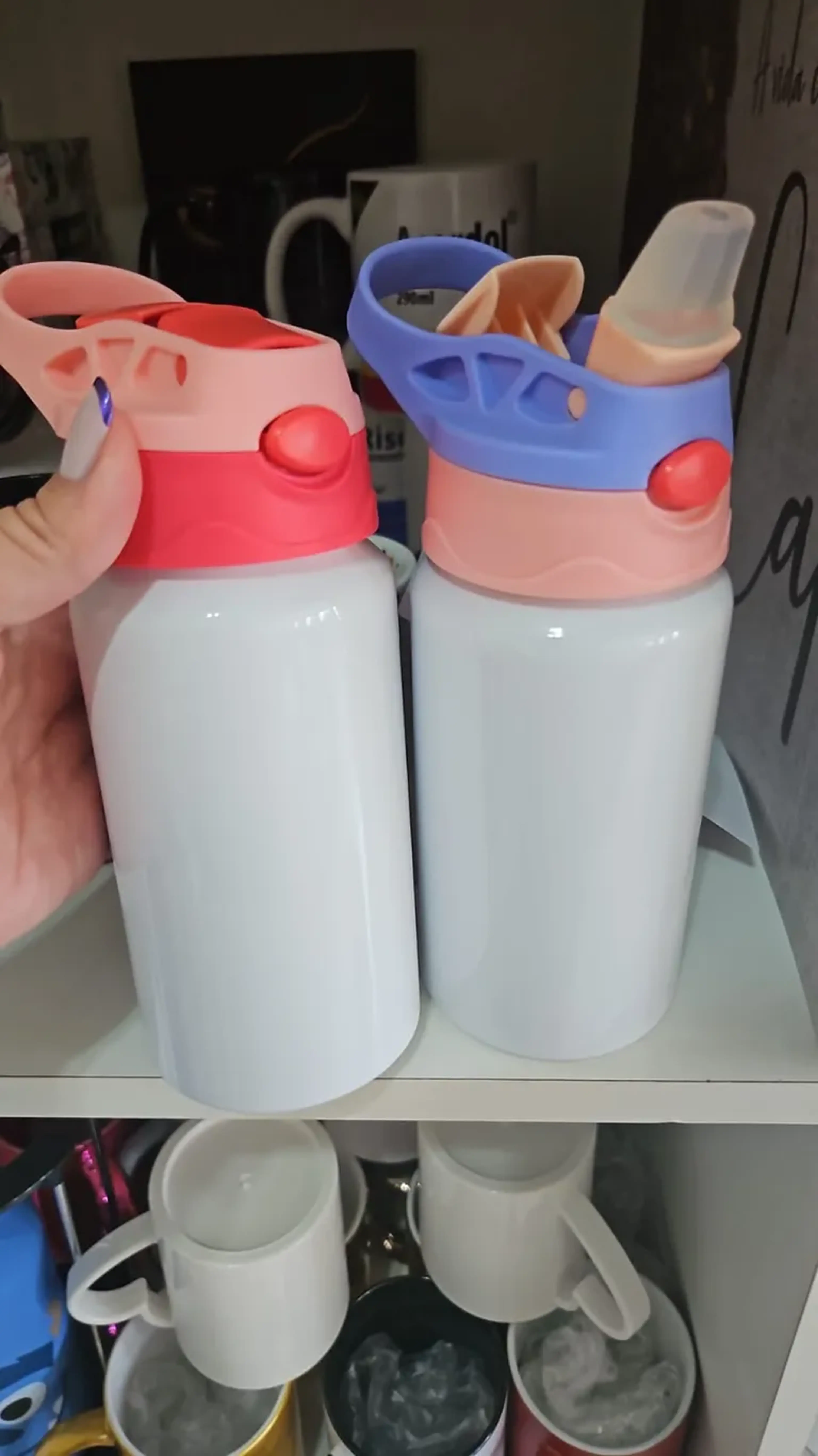 Garrafa bico silicone imagem