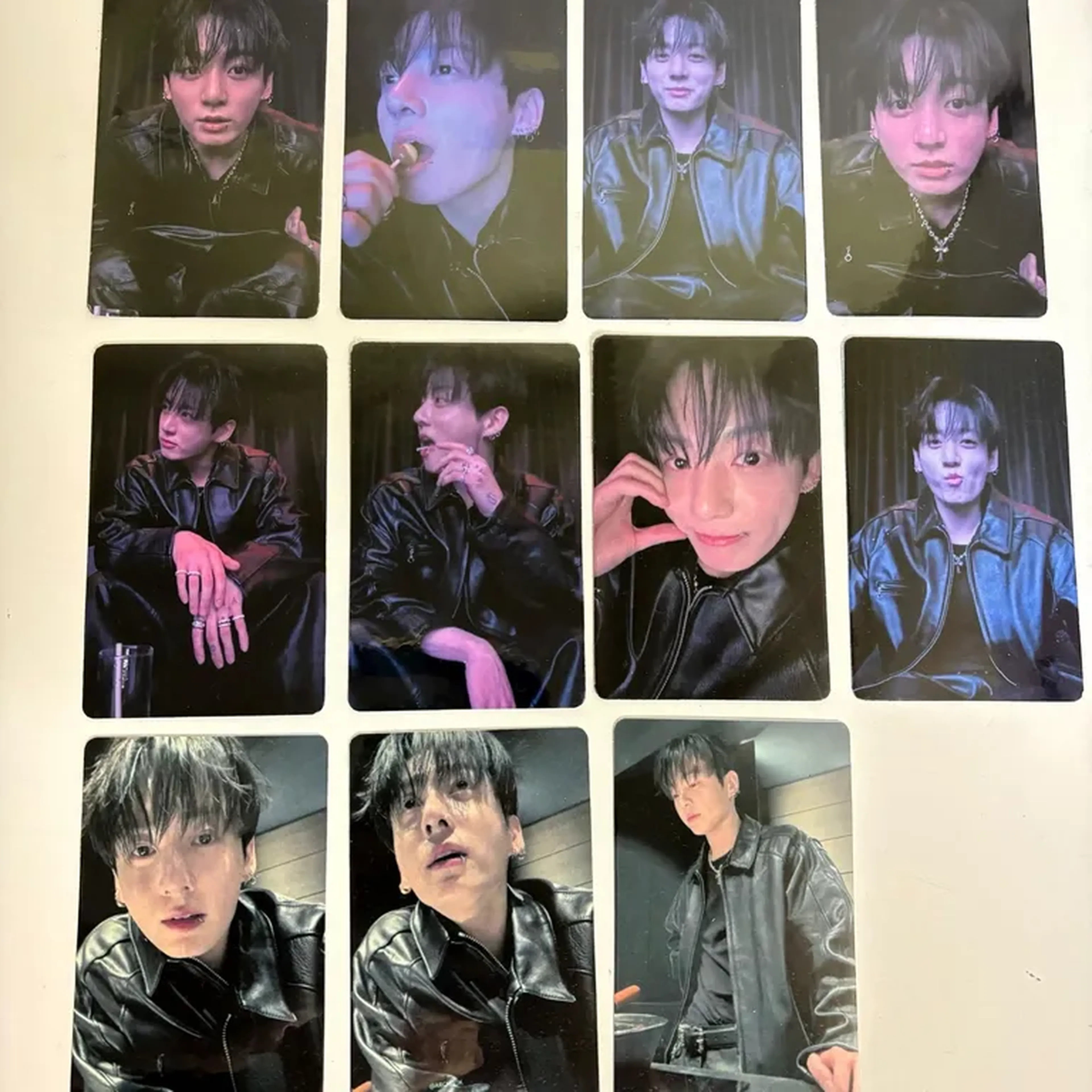 Kit 11 photocards JK Live imagem