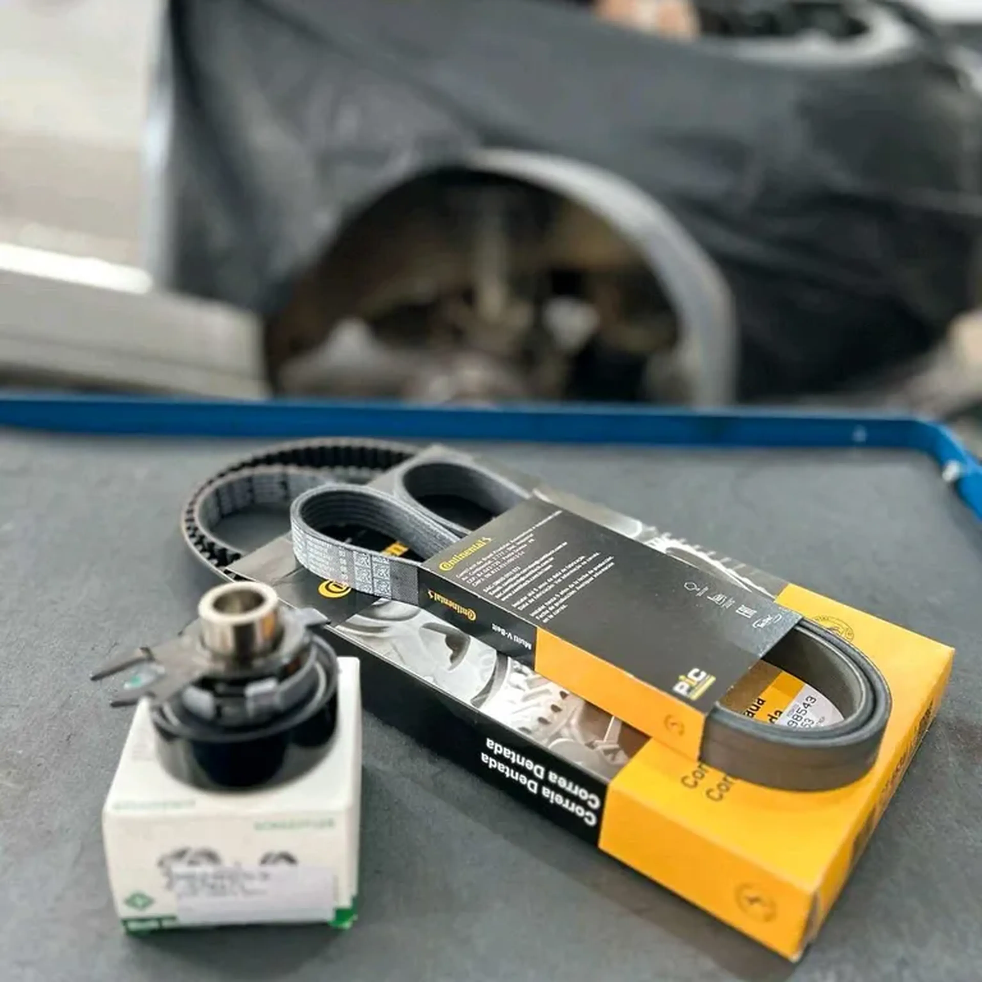 serviços de troca kit correia dentada vw imagem