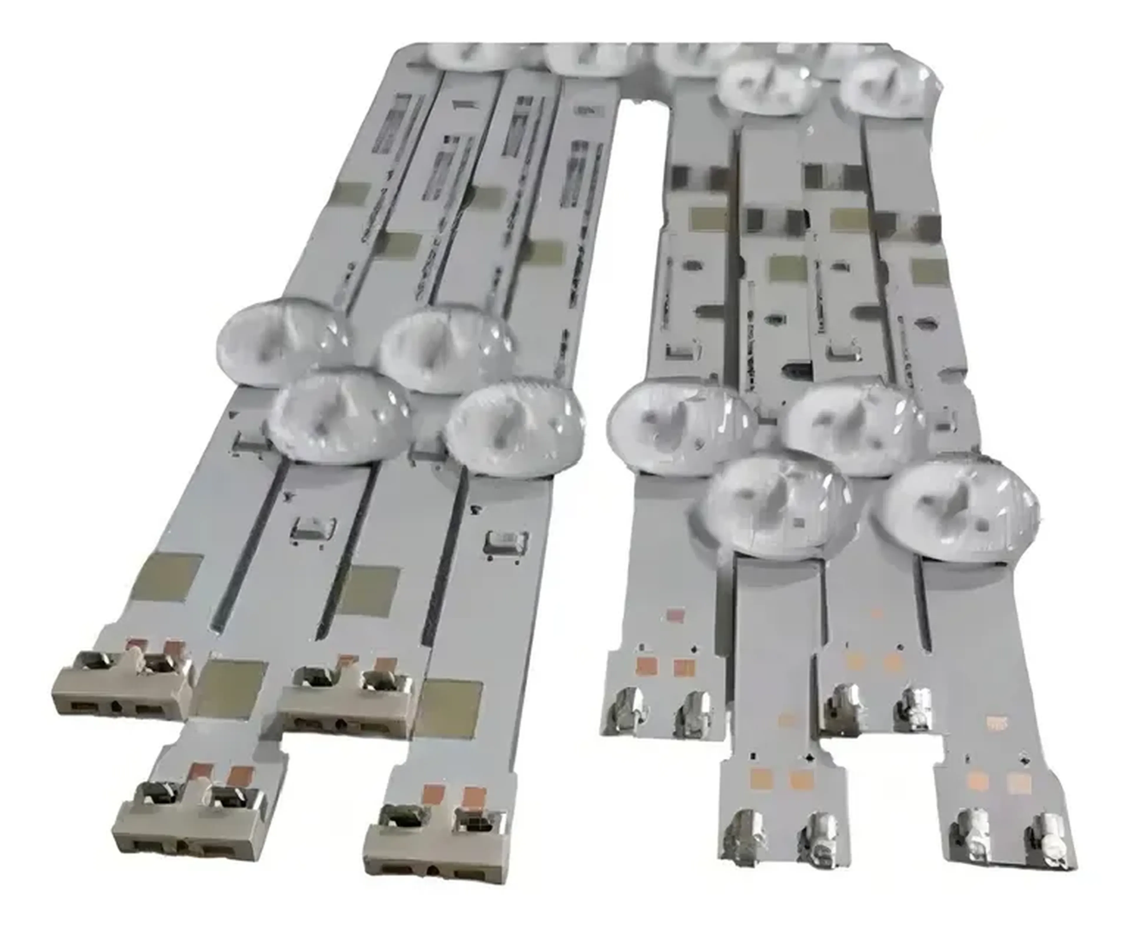 Kit 4 Barras (a+b) Com 7 Leds Cada Para Tv Un43t5300ag imagem