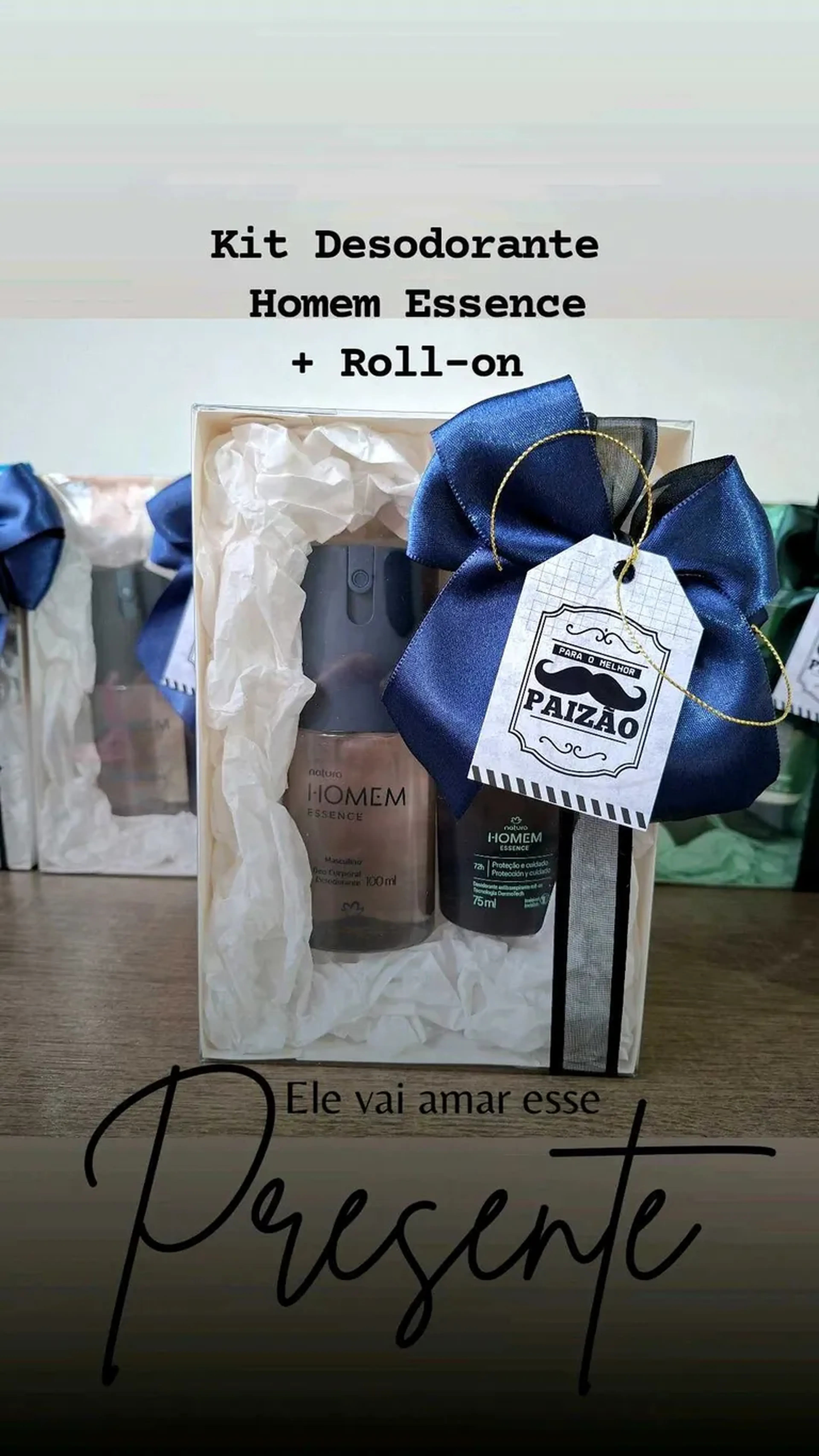 Kit Desodorante Homem Essence + Roll-on imagem