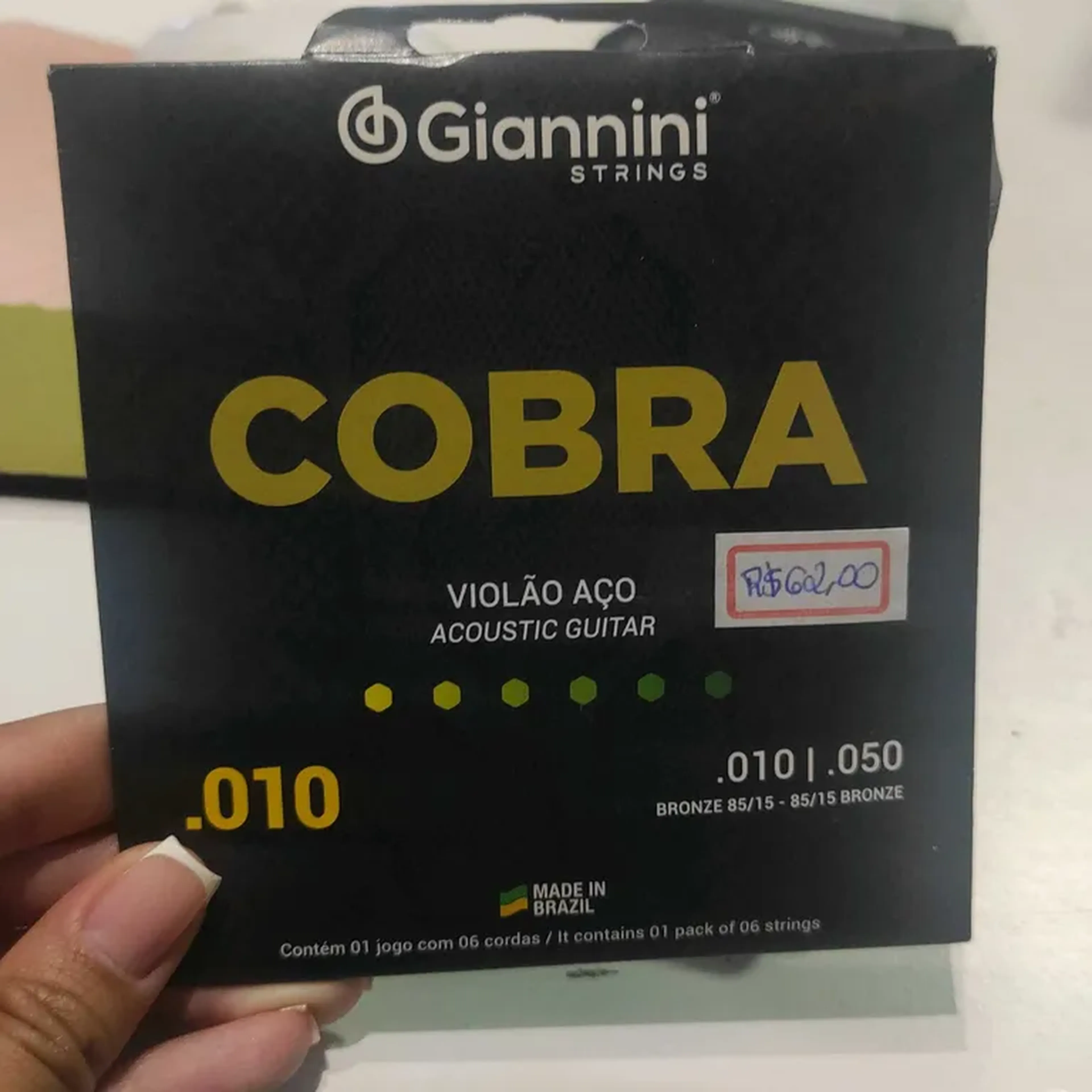 Enc. Violão Cobra 0.10 imagem