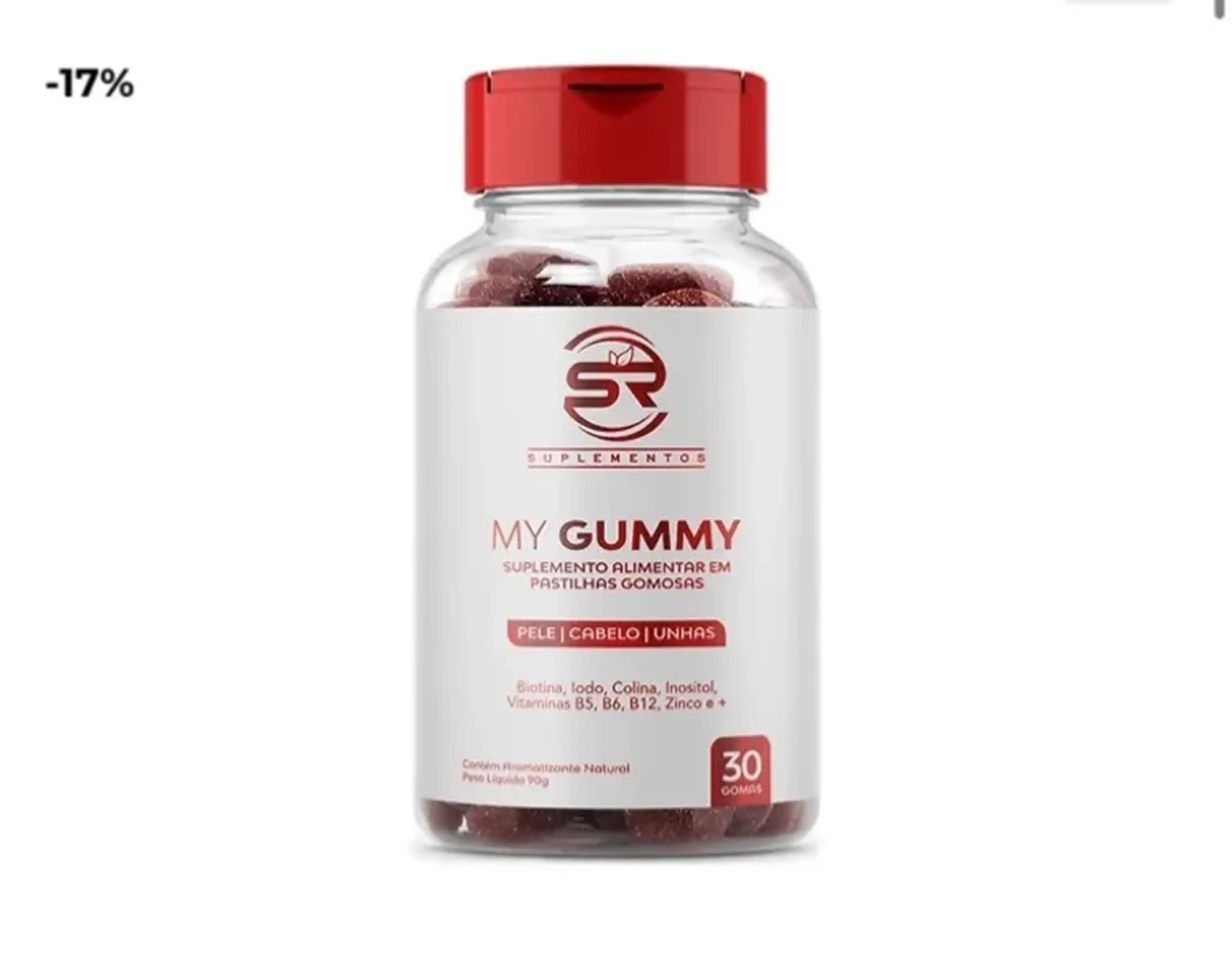 MY GUMMY SR - GUMMIES VEGANAS PARA CABELO, PELE E UNHAS imagem