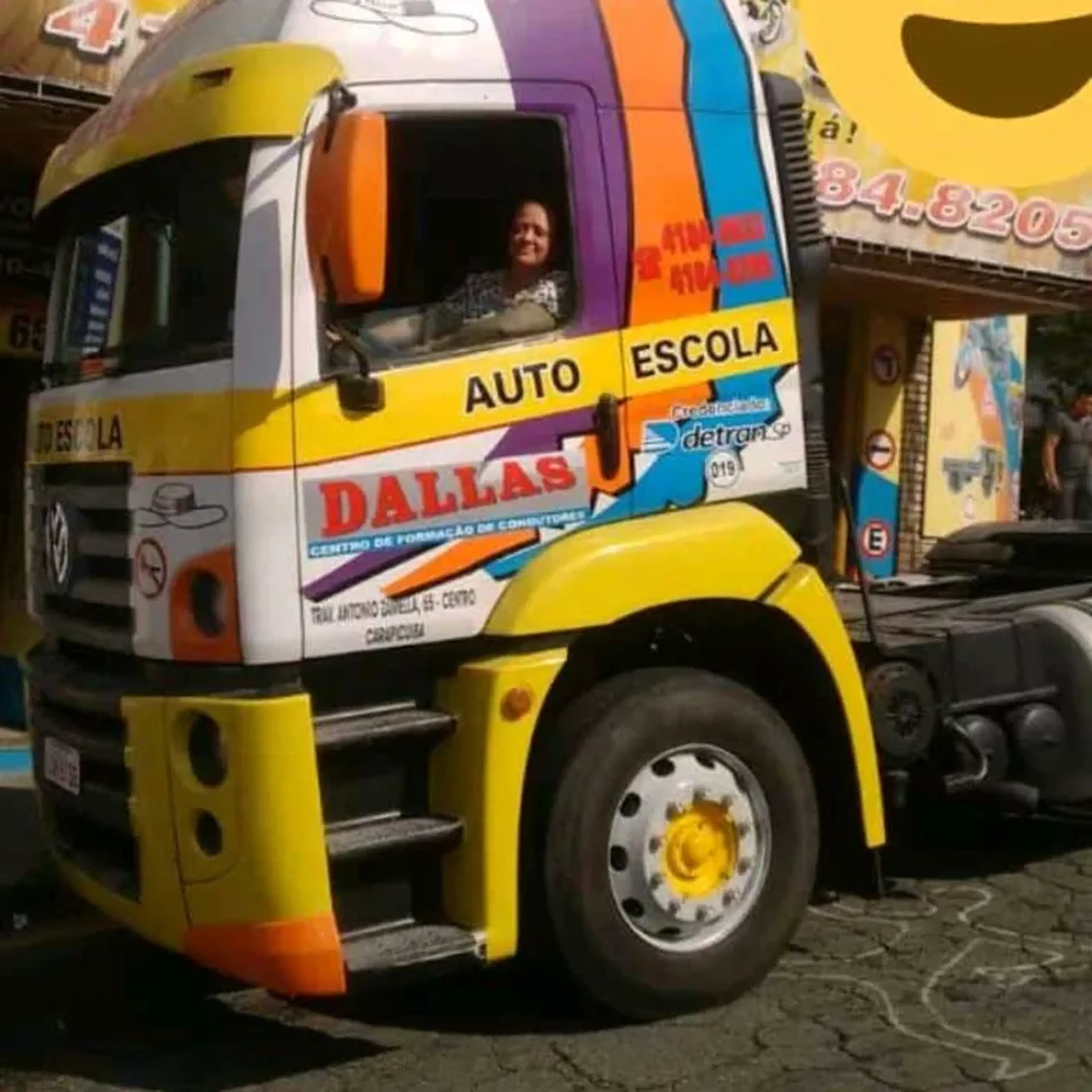 Uma aula avulsa de carreta imagem