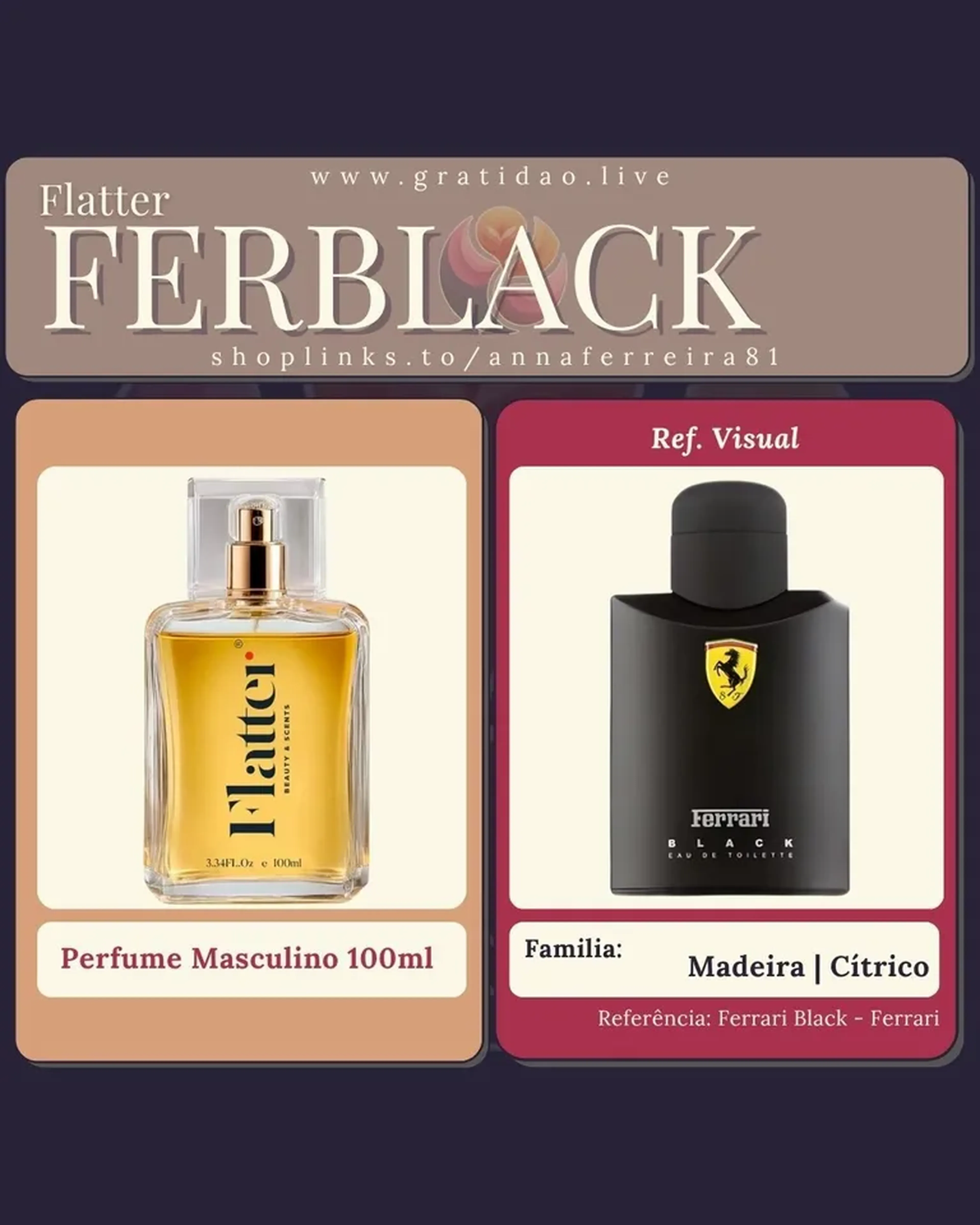 FerBlack - Perfume Masculino imagem