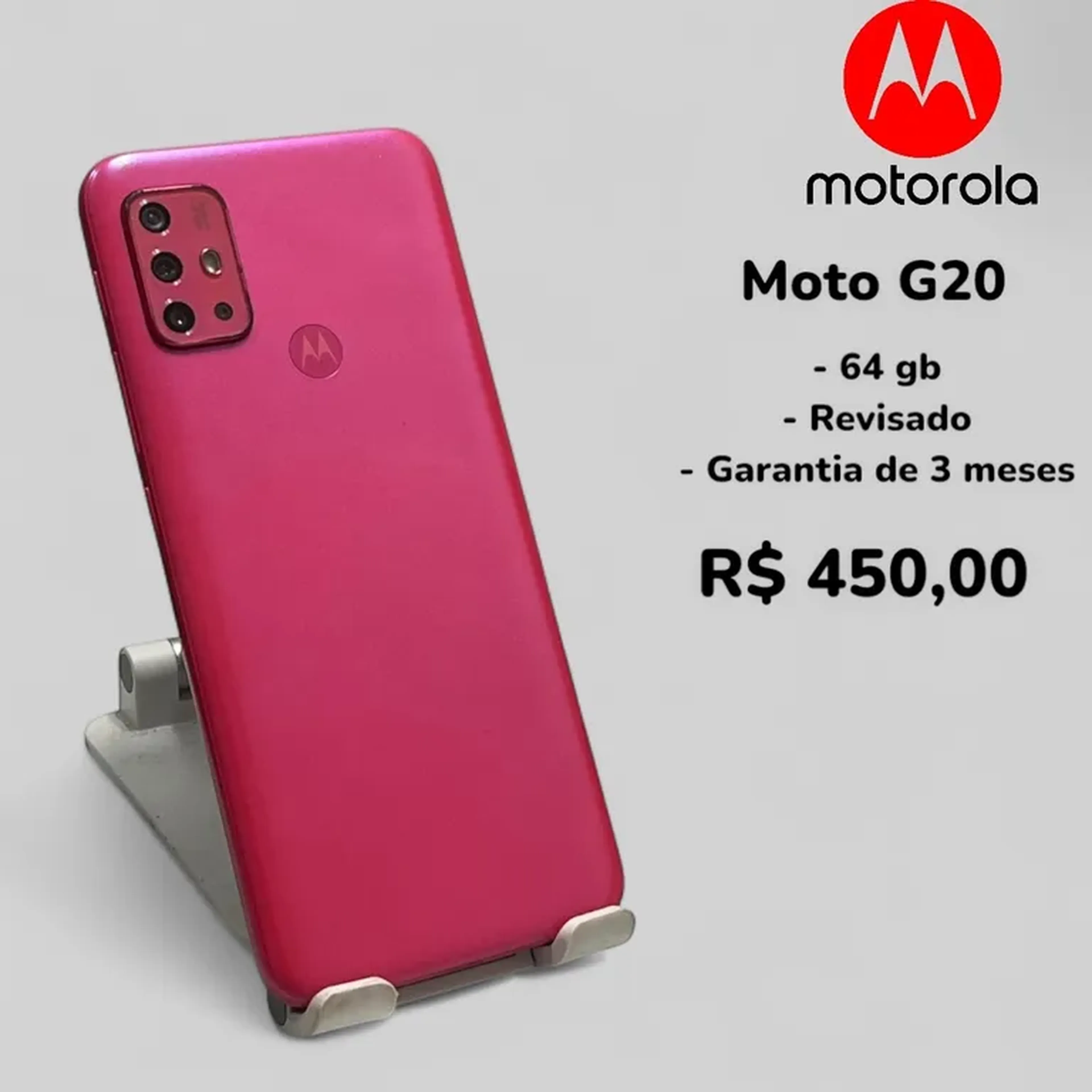 Moto G20 64gb (SEMINOVO) imagem