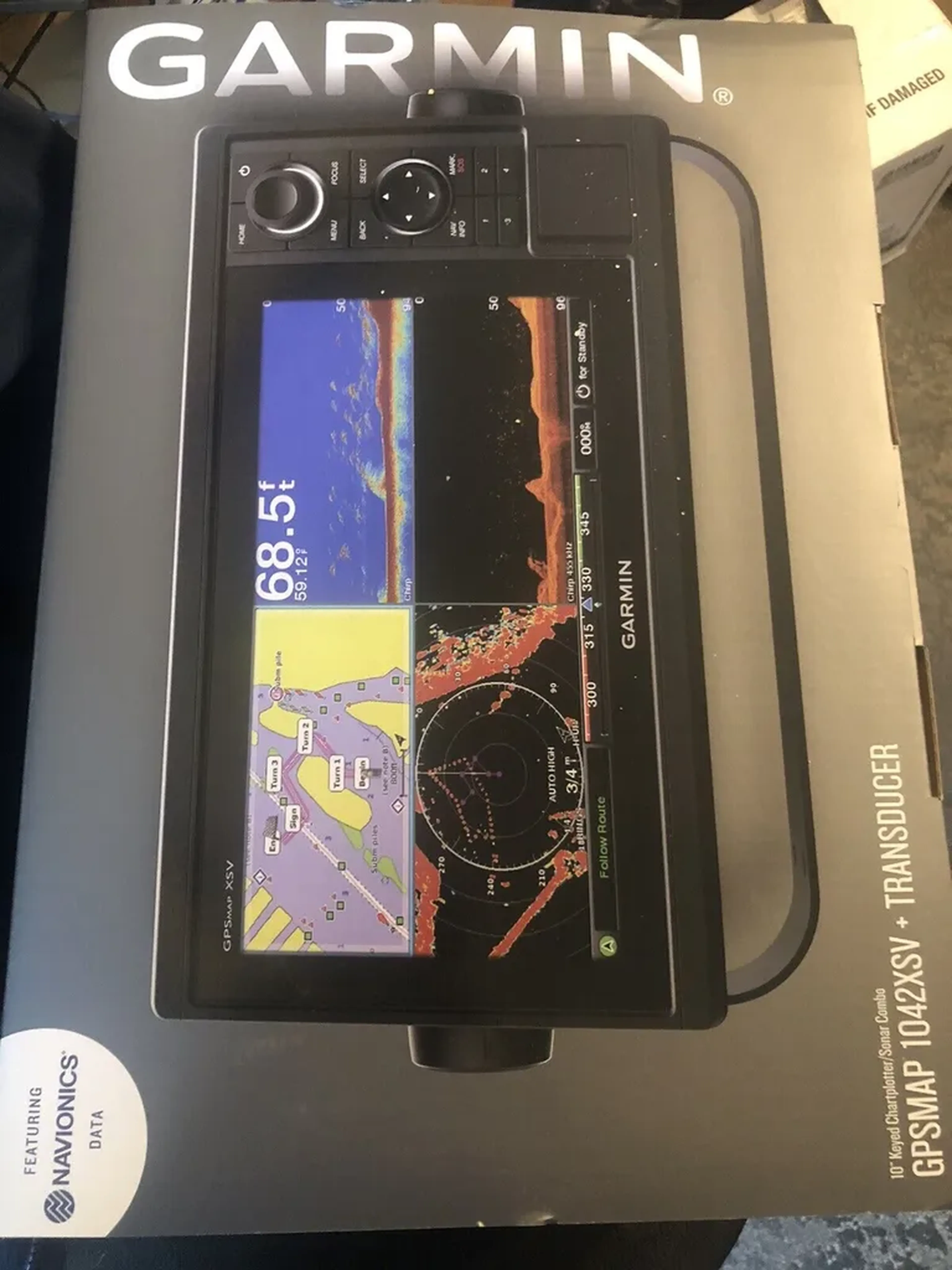 GPSMap 1042XSV Sonar com Tela de 10.1 com Transdutor imagem