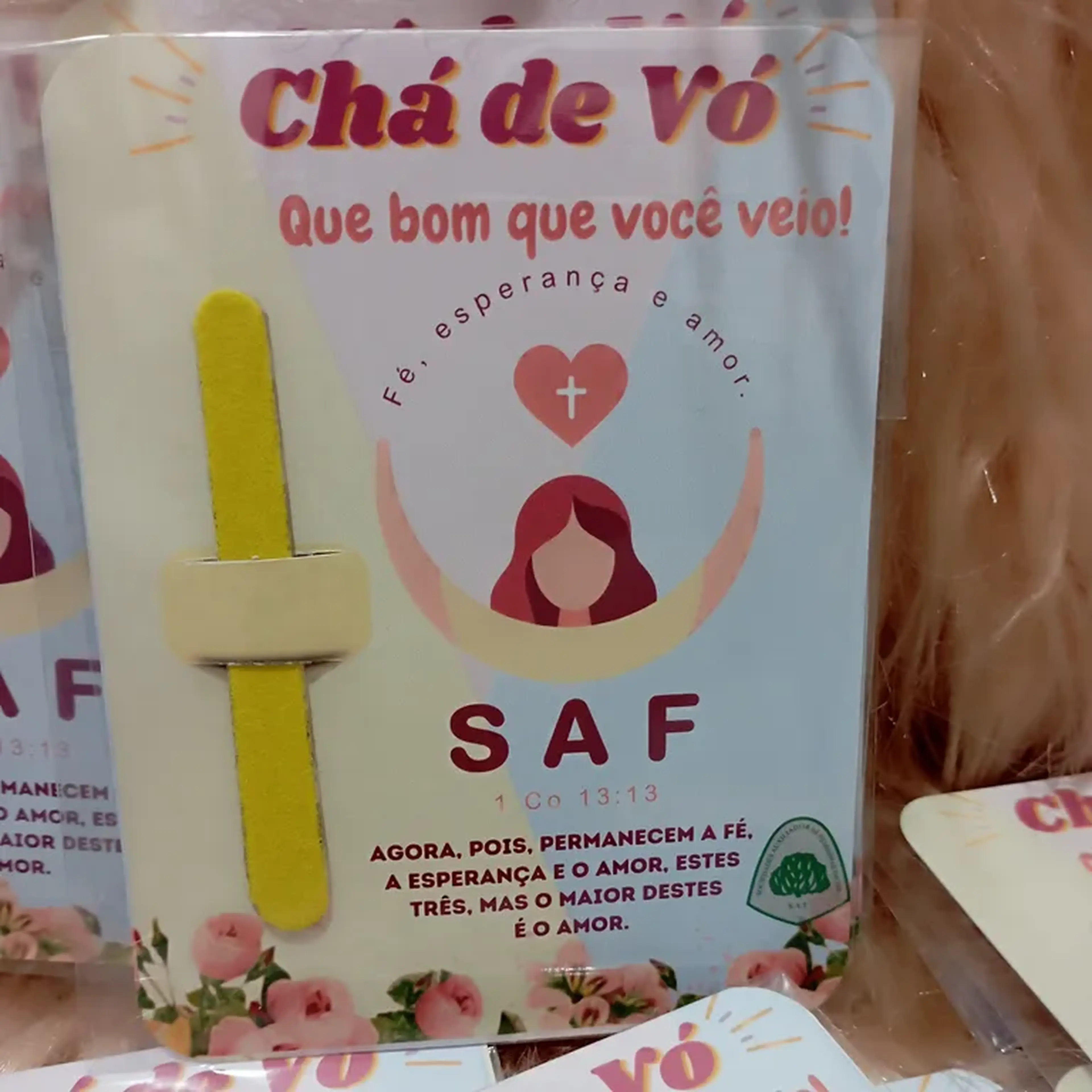 KIT 10 CARDS PERSONALIZADO COM LIXA imagem