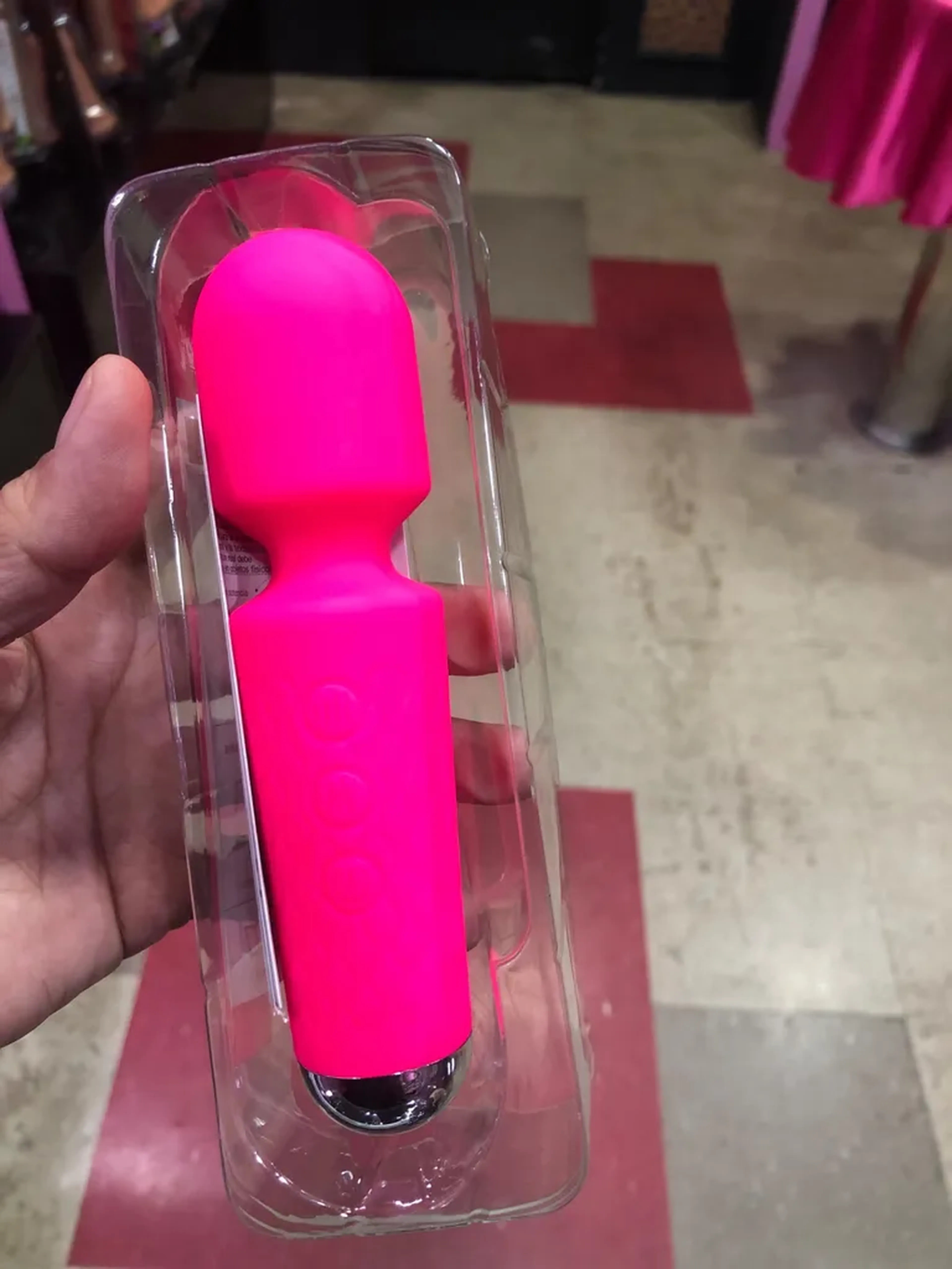 Vibrador varinha mágica imagem