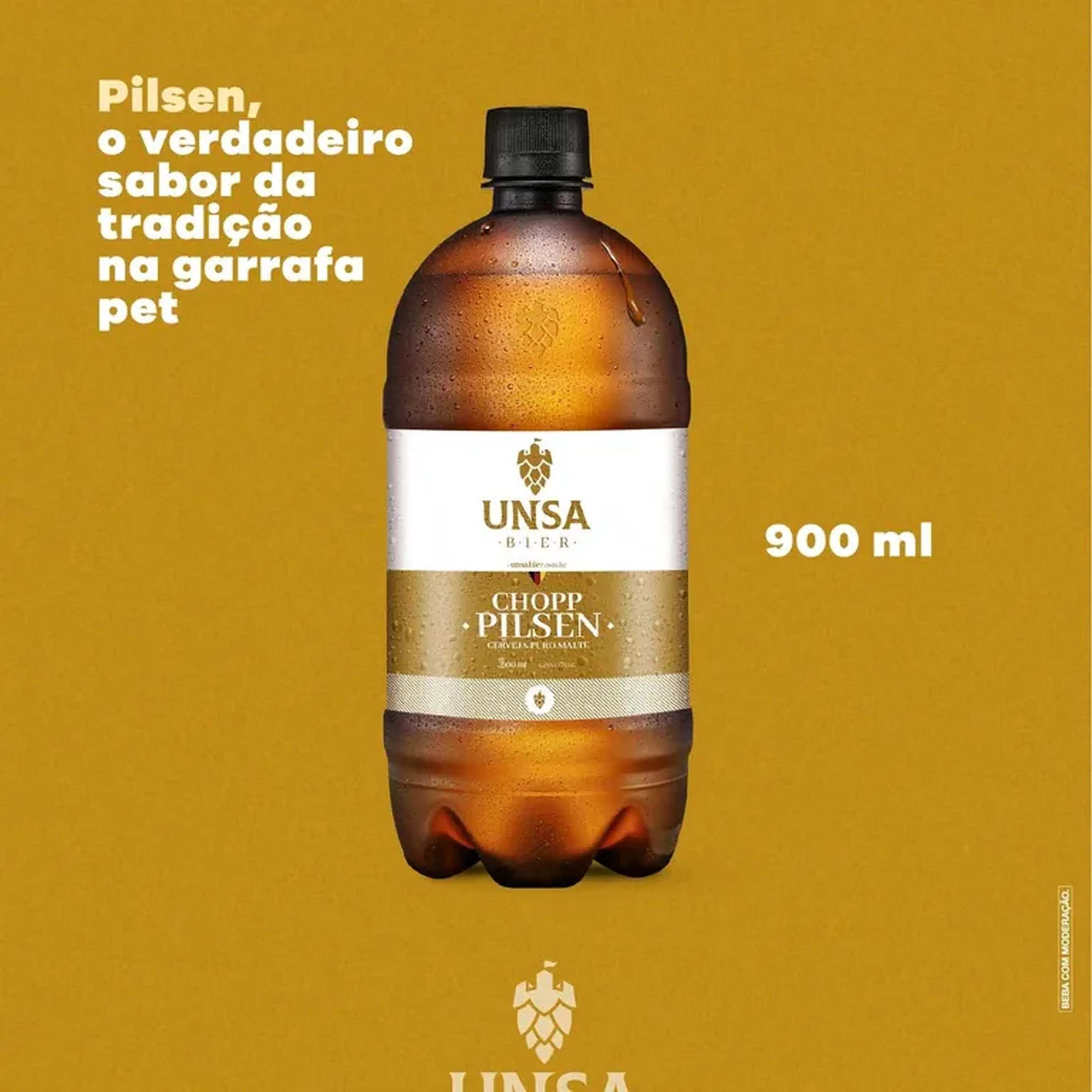 CHOPP PILSEN UNSA 900 ML imagem