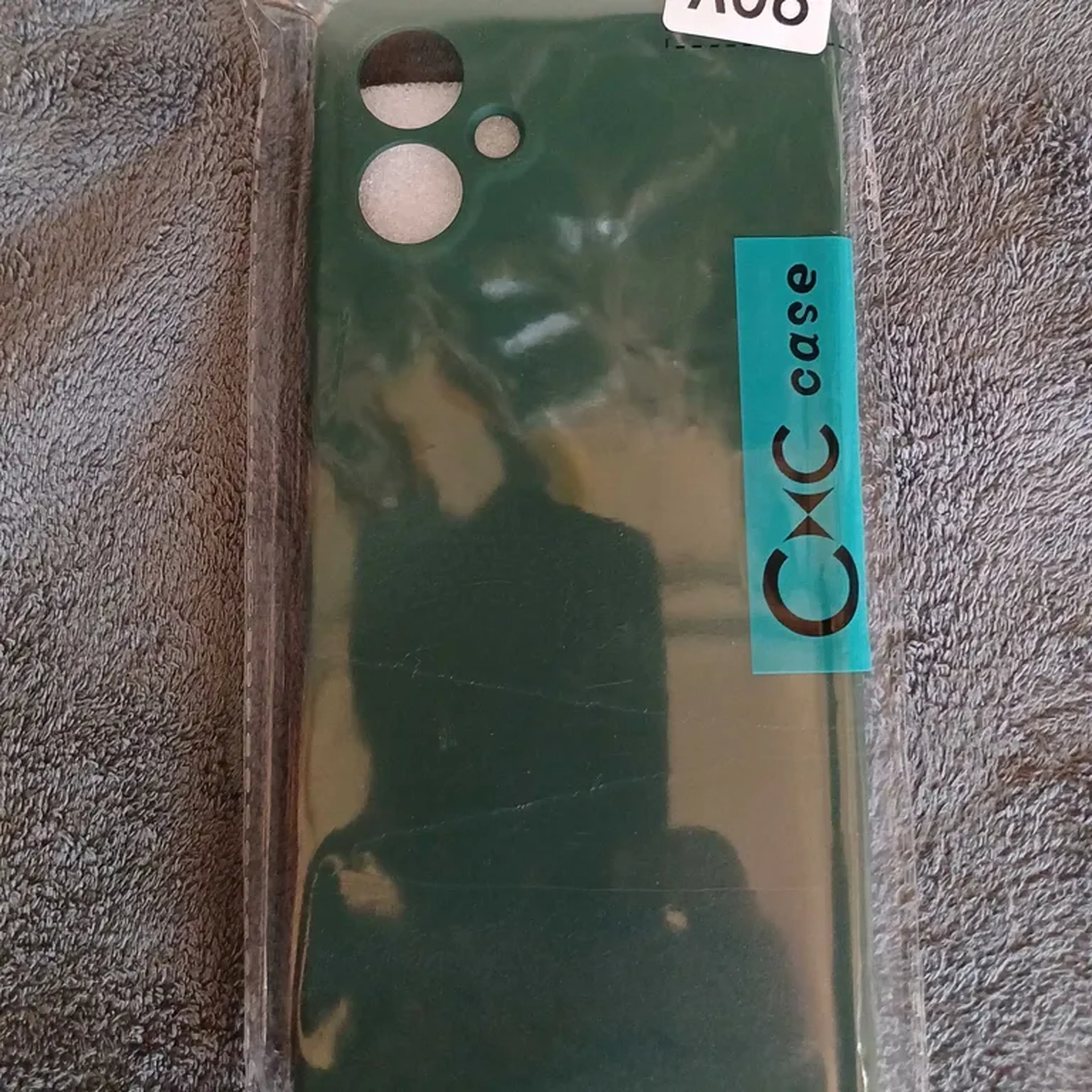 Capinha Para Galaxy A06, De Silicone Aveludada (Verde Exercito) imagem