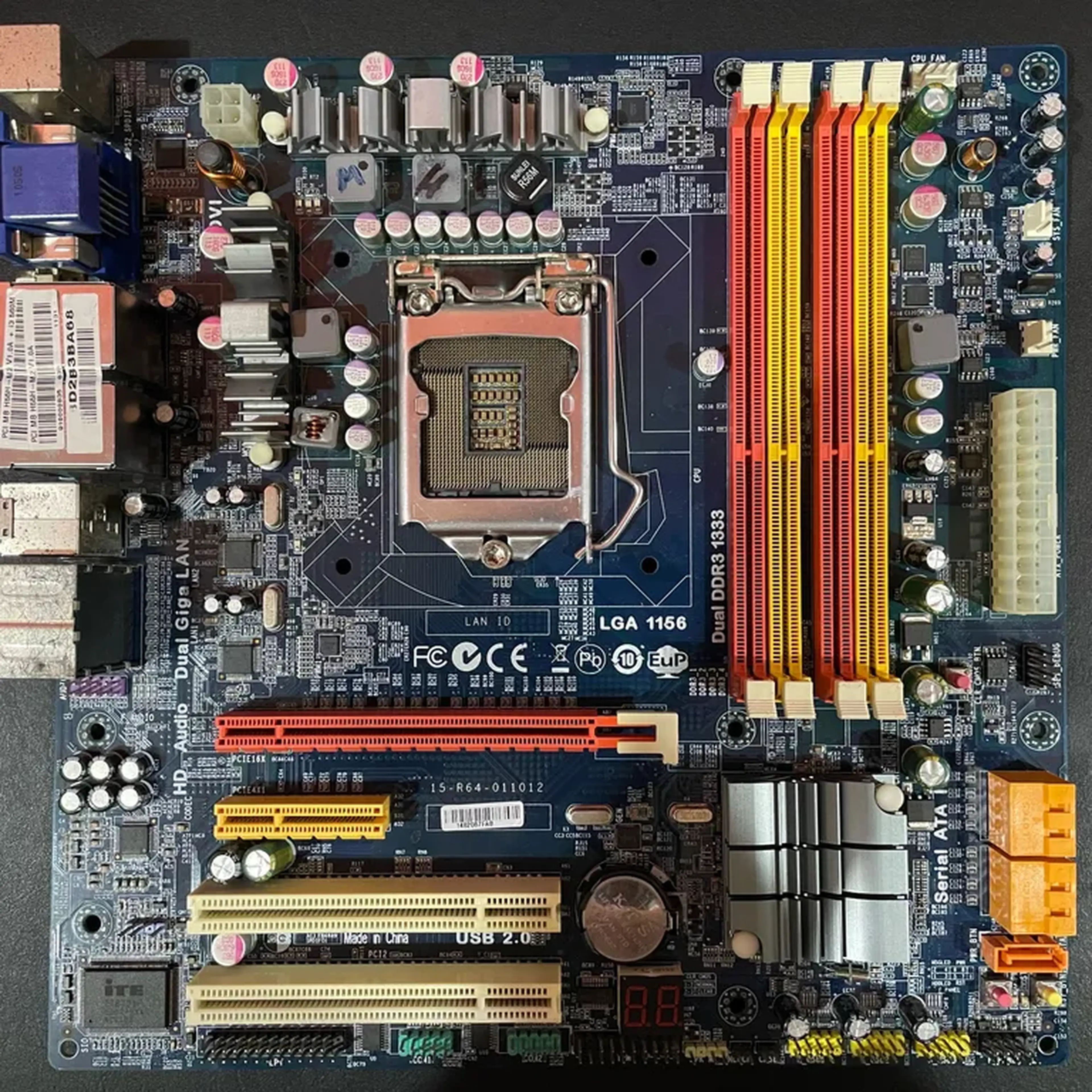 Placa Mãe ECS H55H M2 1156 DDR3 com defeito imagem