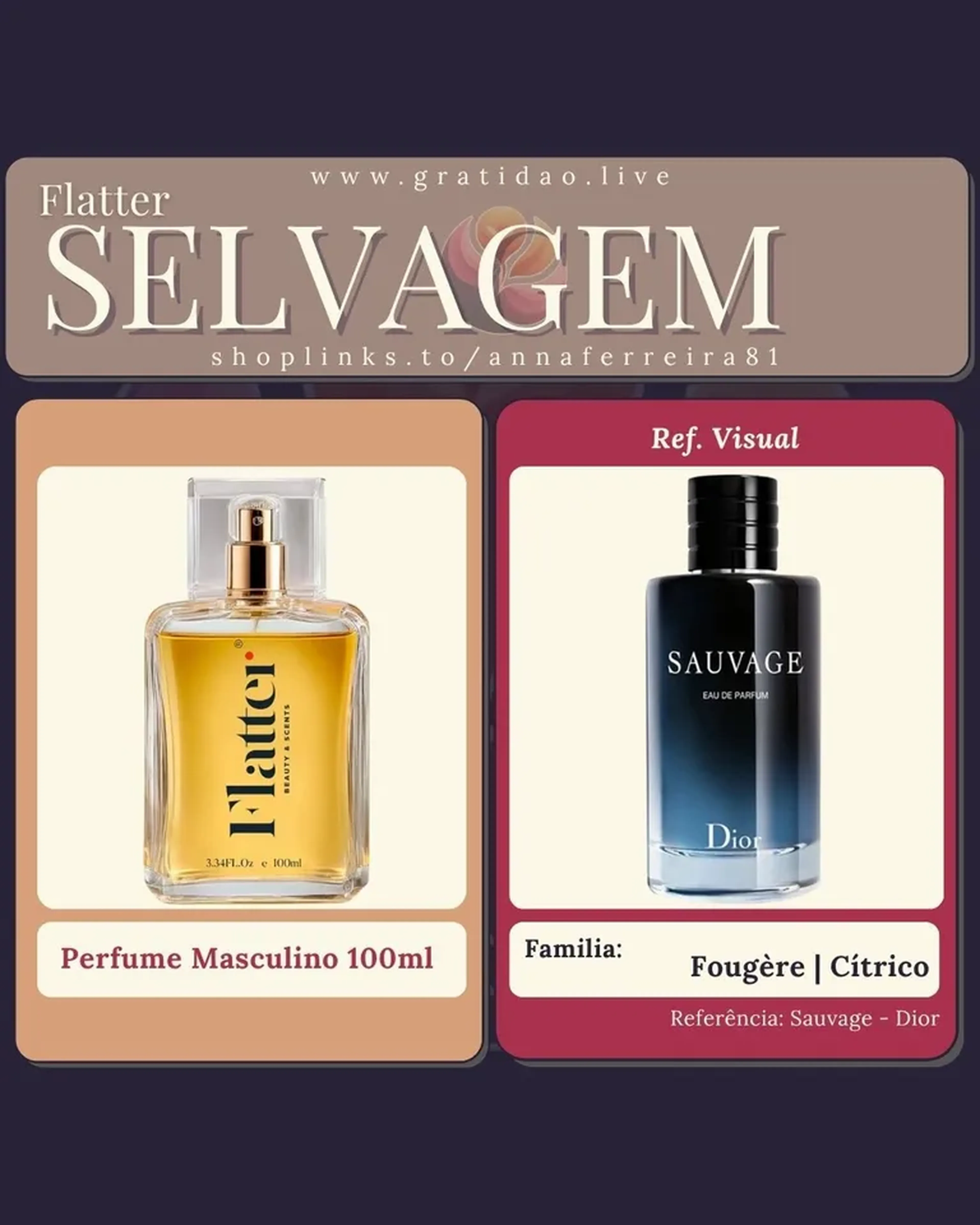 Selvagem - Perfume Masculino imagem