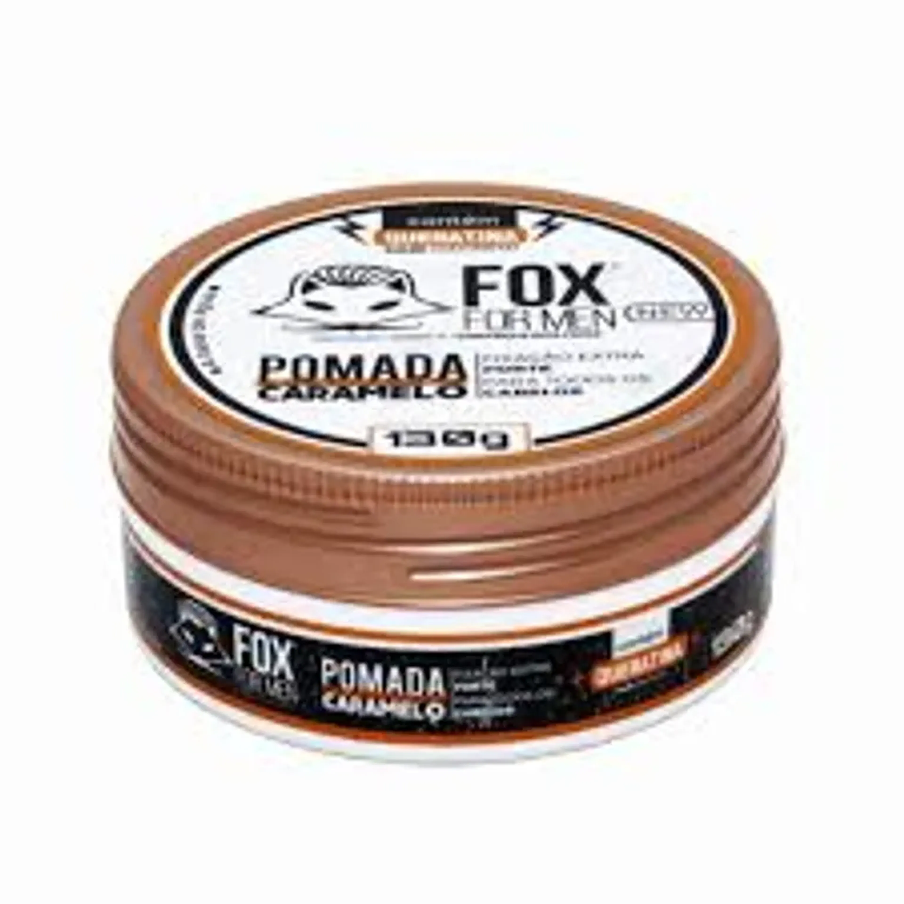 Pomada Modeladora Caramelo 130g - Fox For Men imagem