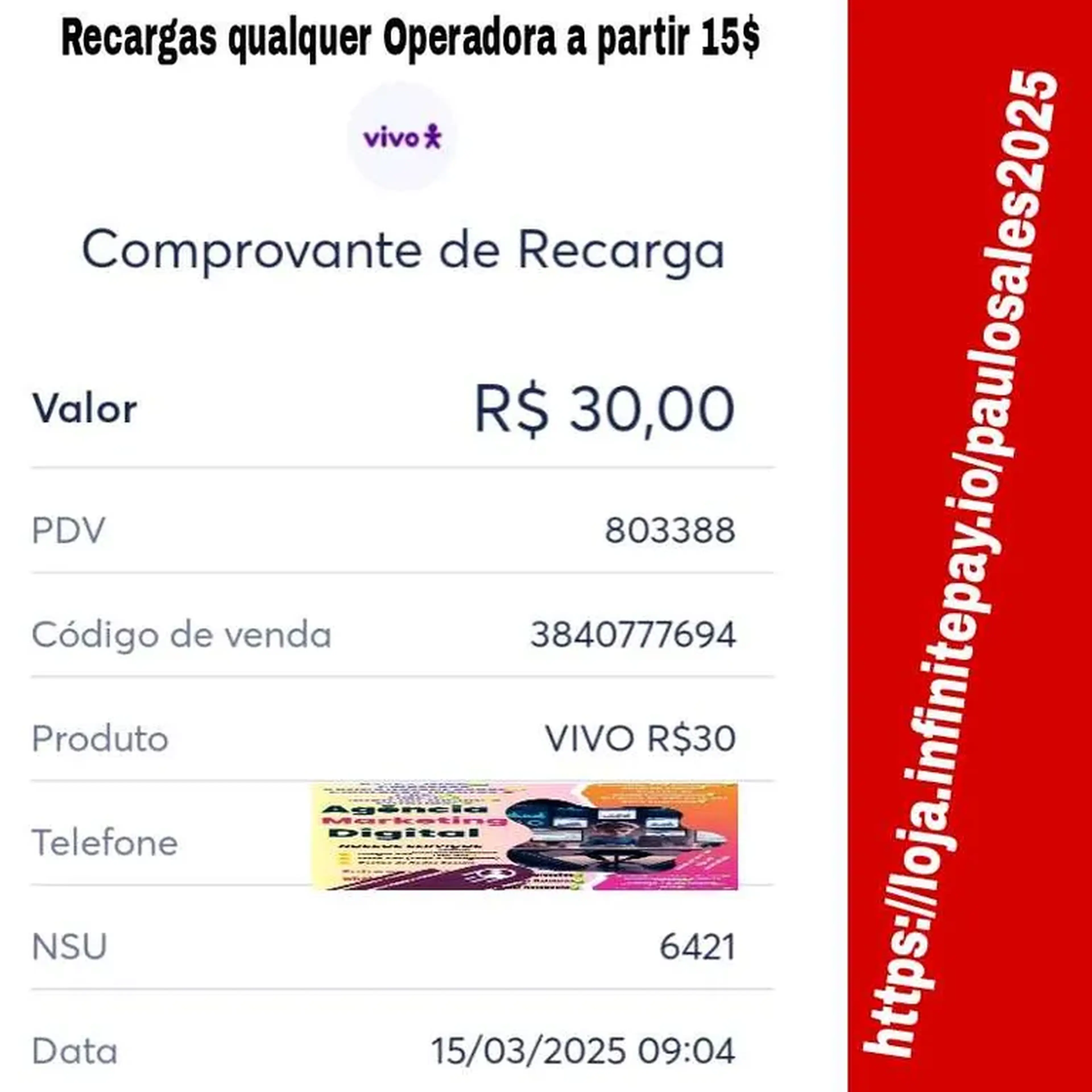 Recargas Qualquer Operadora imagem