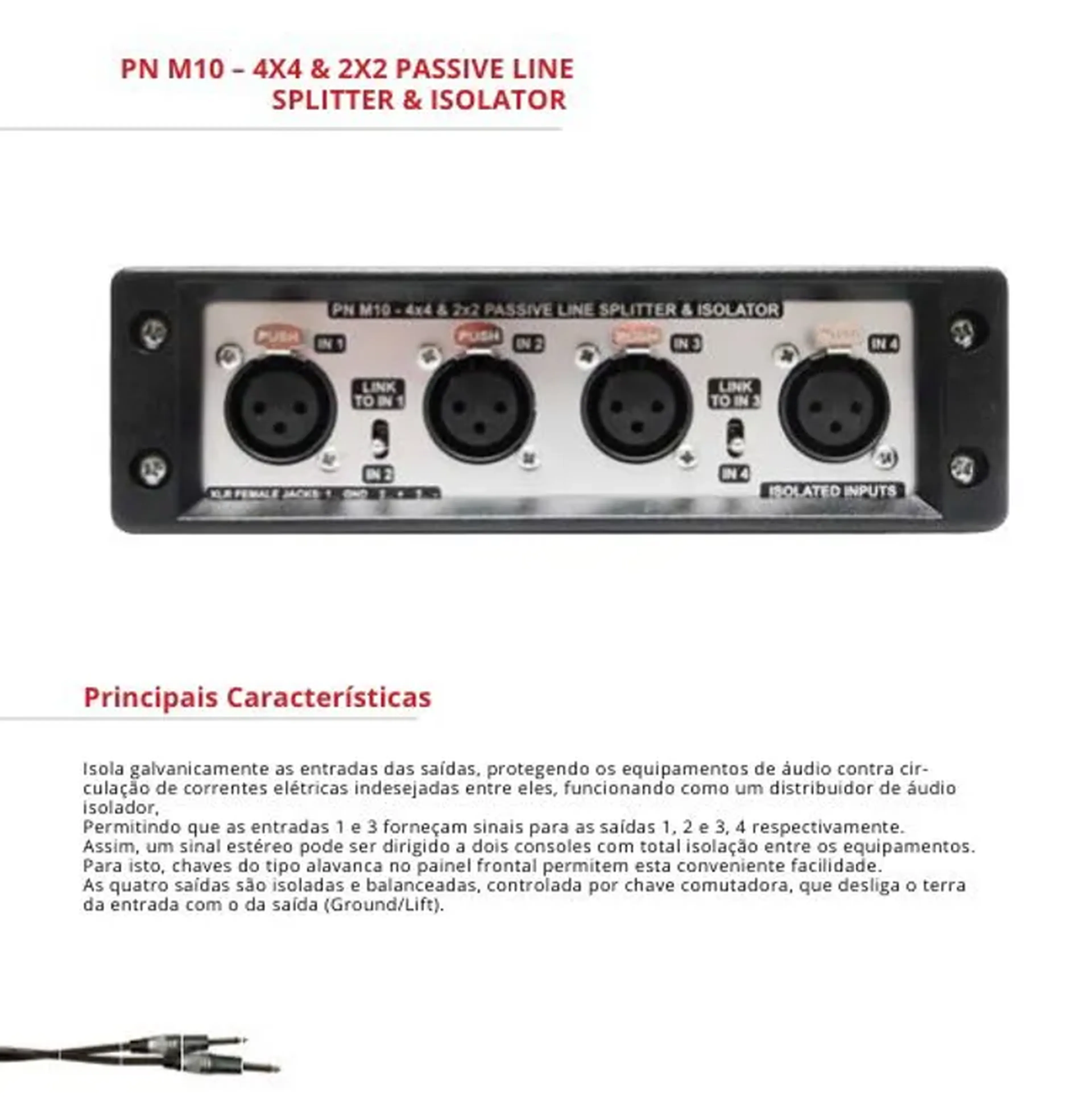 PN M10 ISOLADOR 4x4 imagem