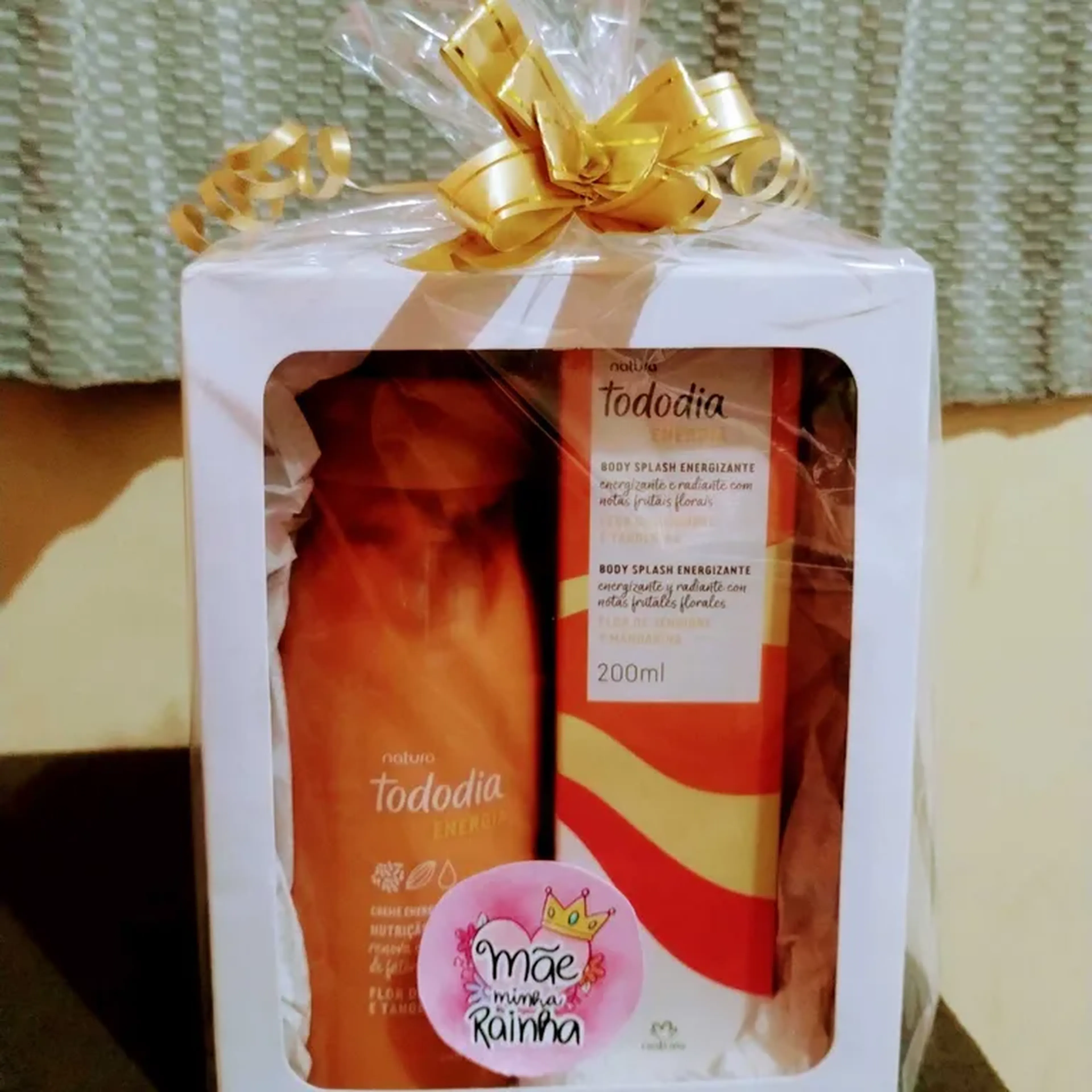 kit Presente dia das mães, Body + Hidratante flor de Tangerina imagem