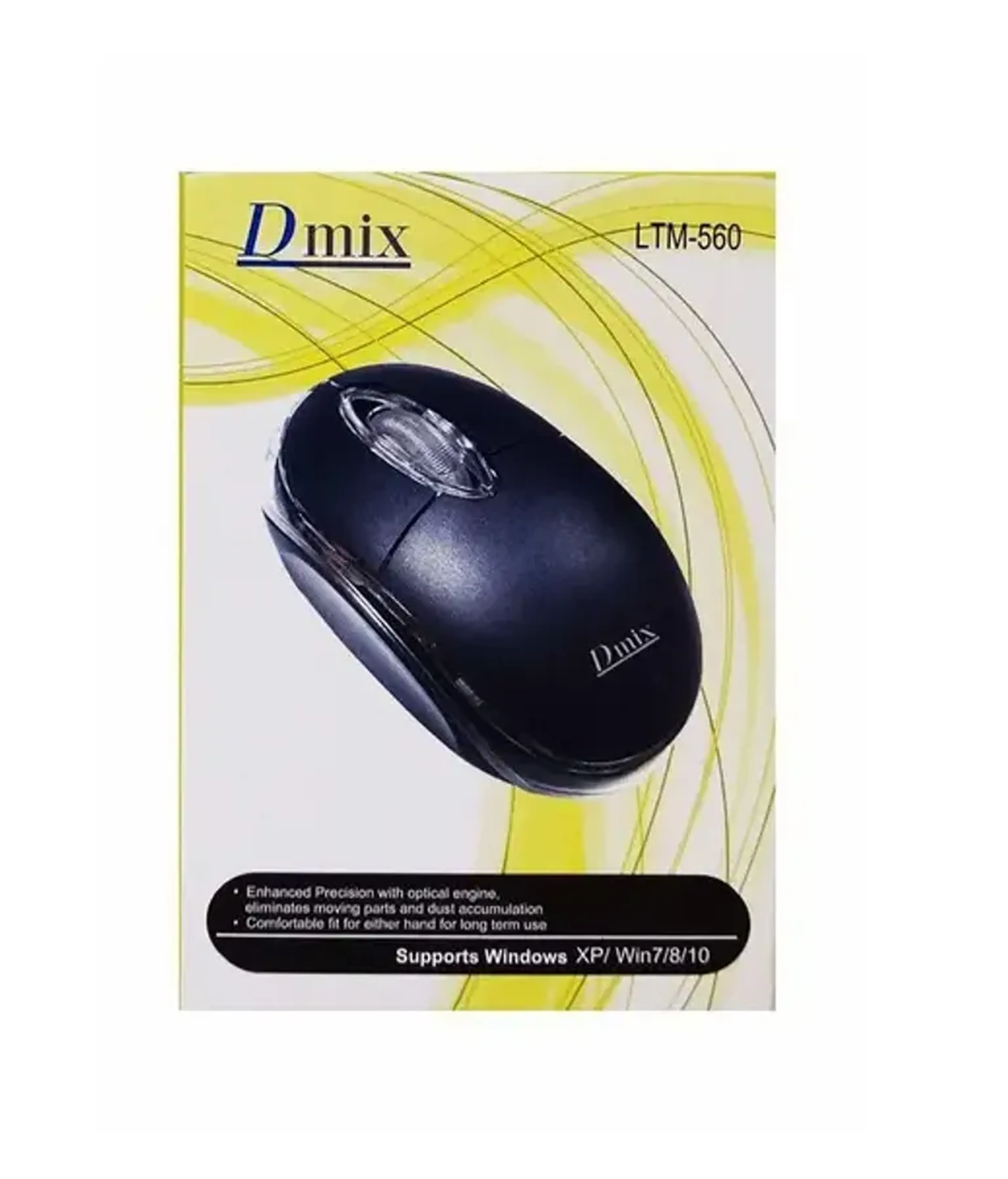 Mouse Usb Dmix Ltm-560 Preto imagem