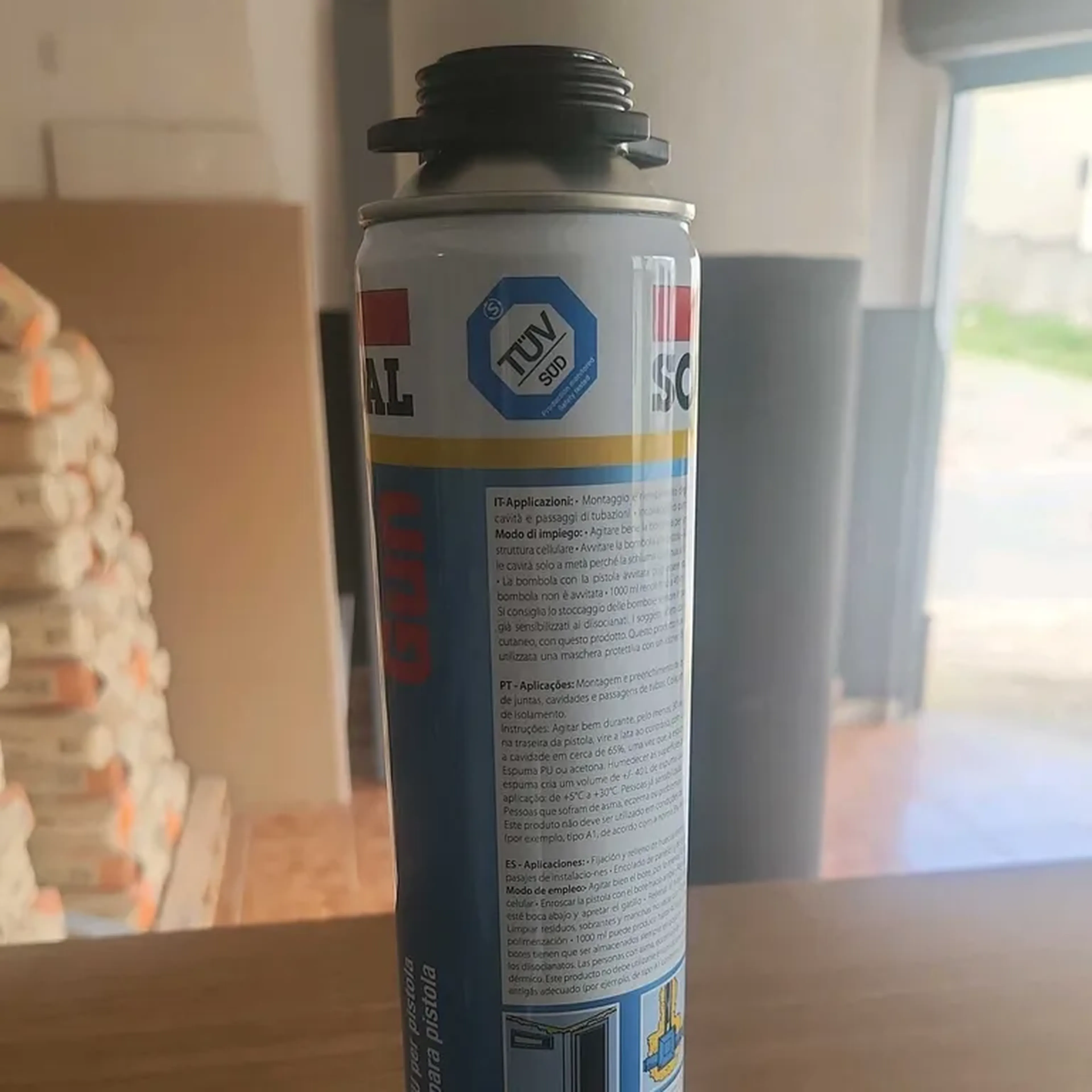 pu expansiva drywall imagem
