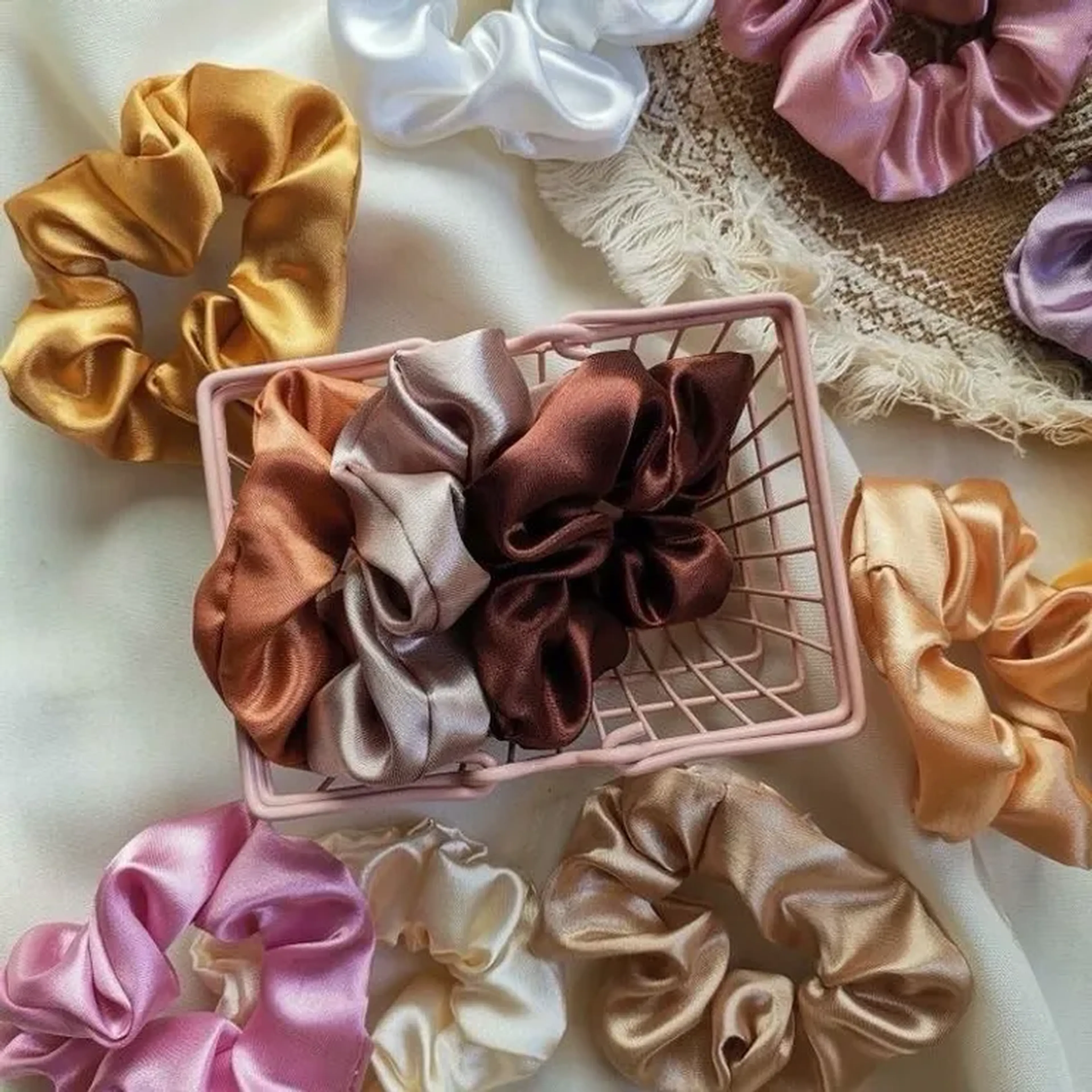 Scrunchie Cetim imagem