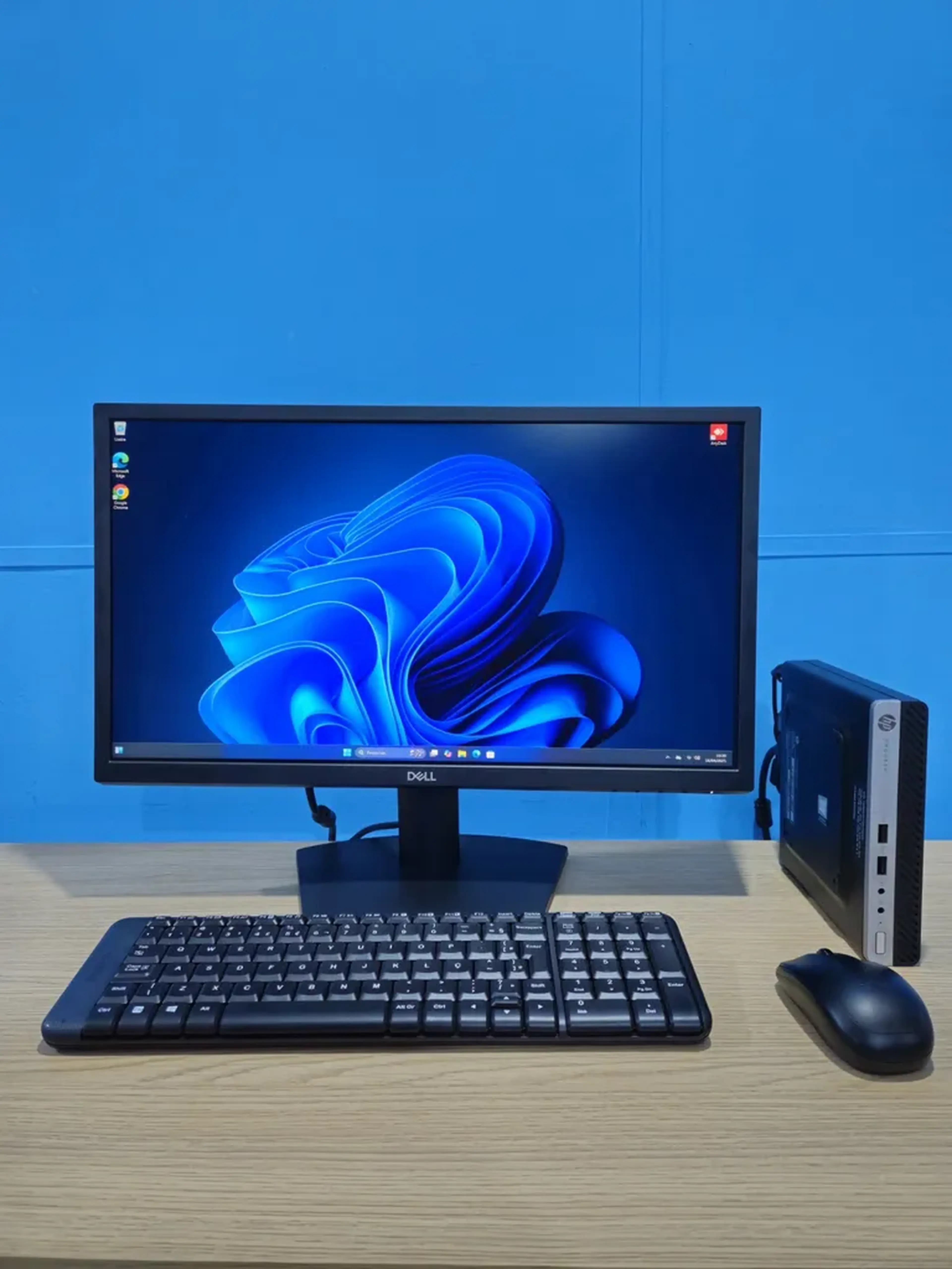 PC HP Mini Core i5 7500T Ram 8gb SSD 240Gb W11 Pro - 12x Sem Jur imagem