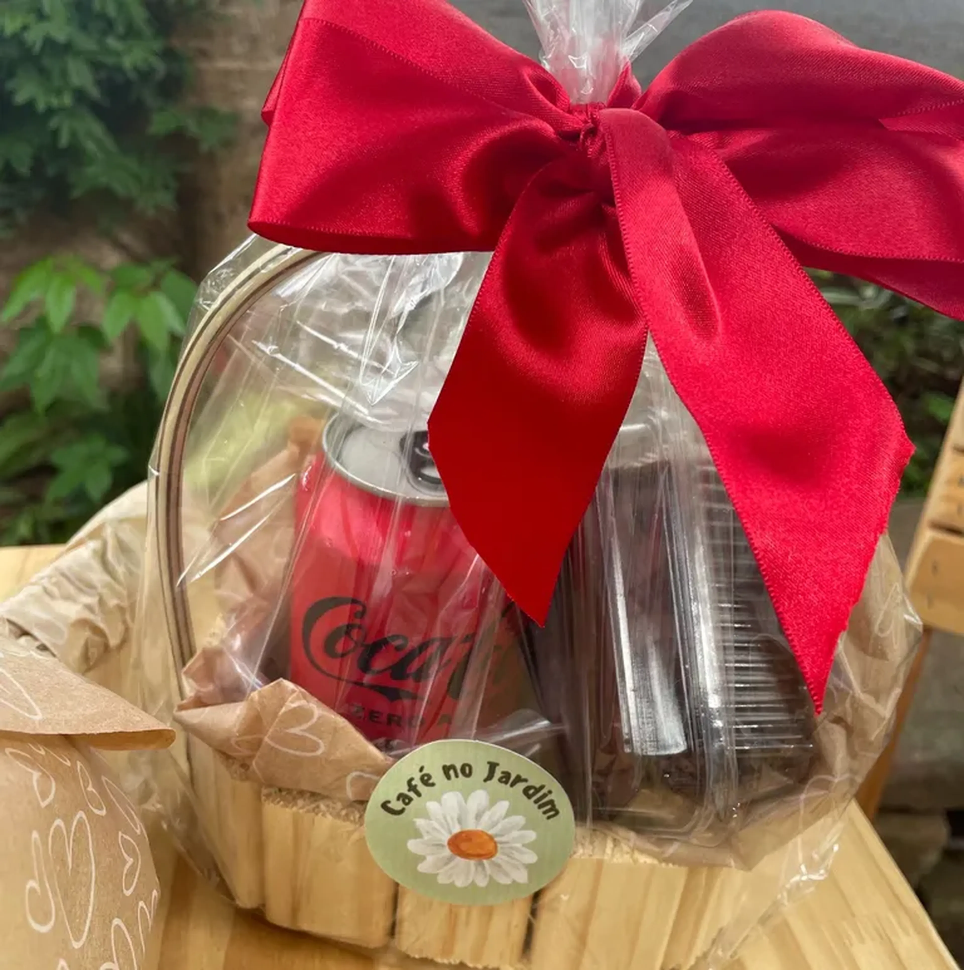 Mini cesta de café imagem