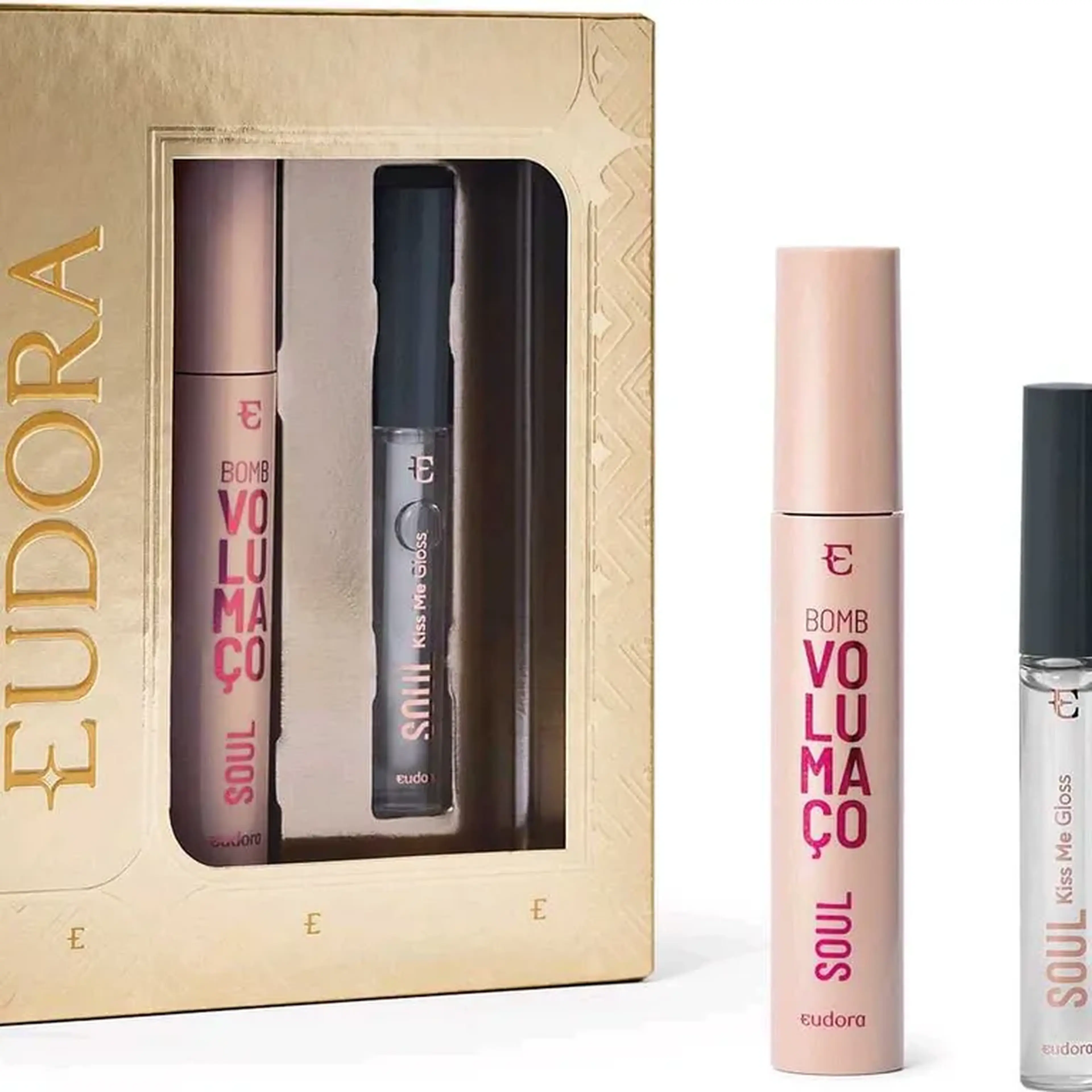Kit Presente Kiss Me Volumaço BOMB + Gloss SOUL incolor imagem