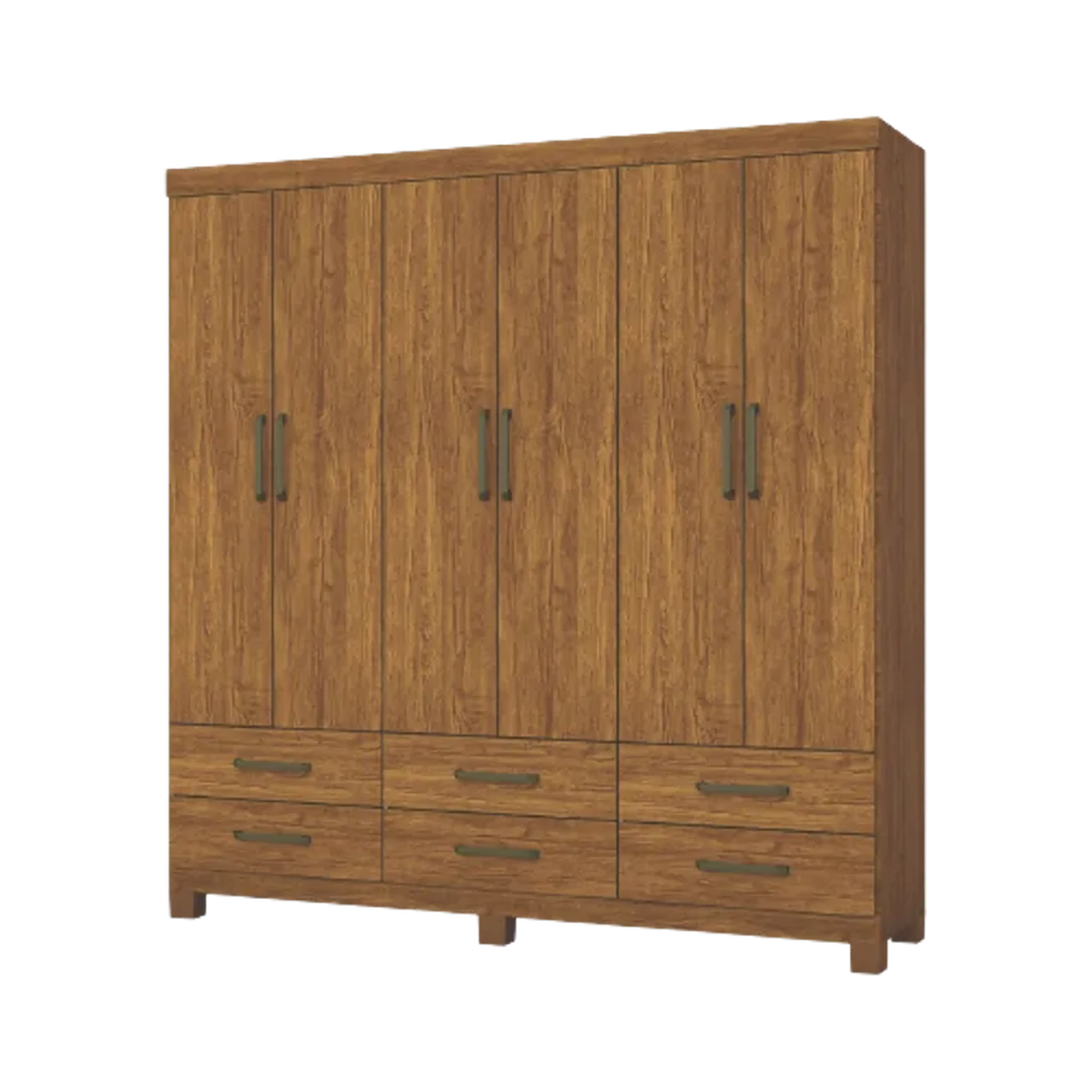 Guarda roupa casal Dallas freijó imagem