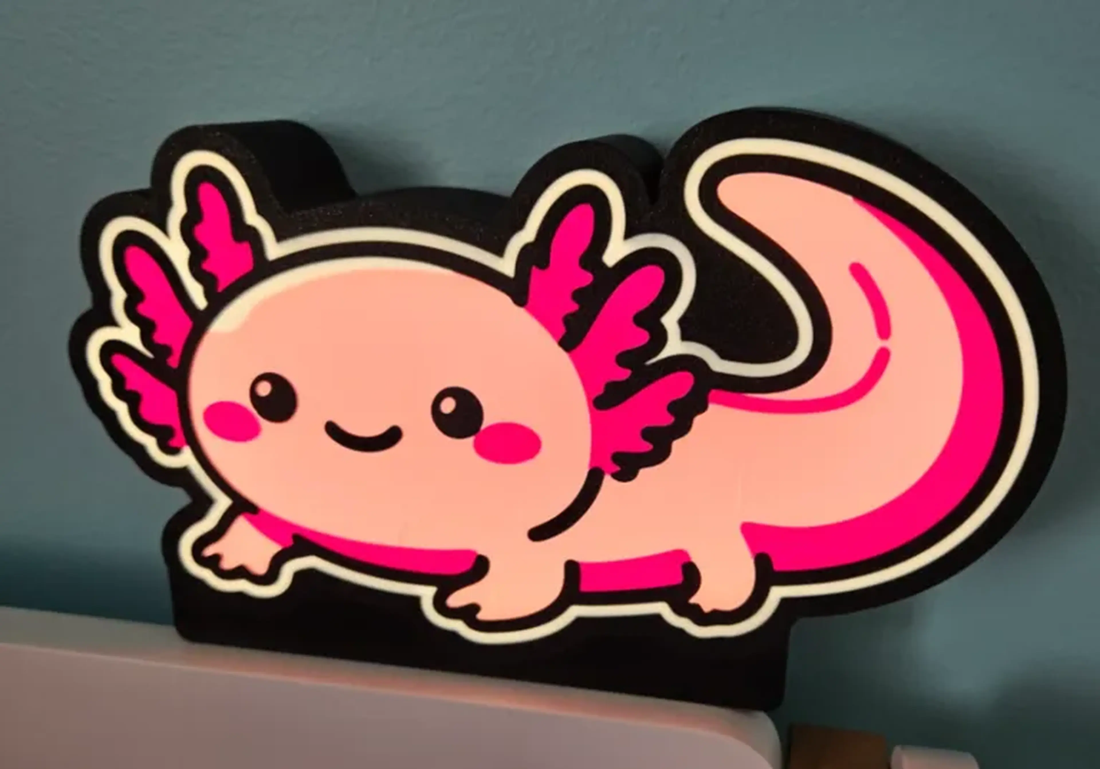🌊 Lightbox Axolotl imagem