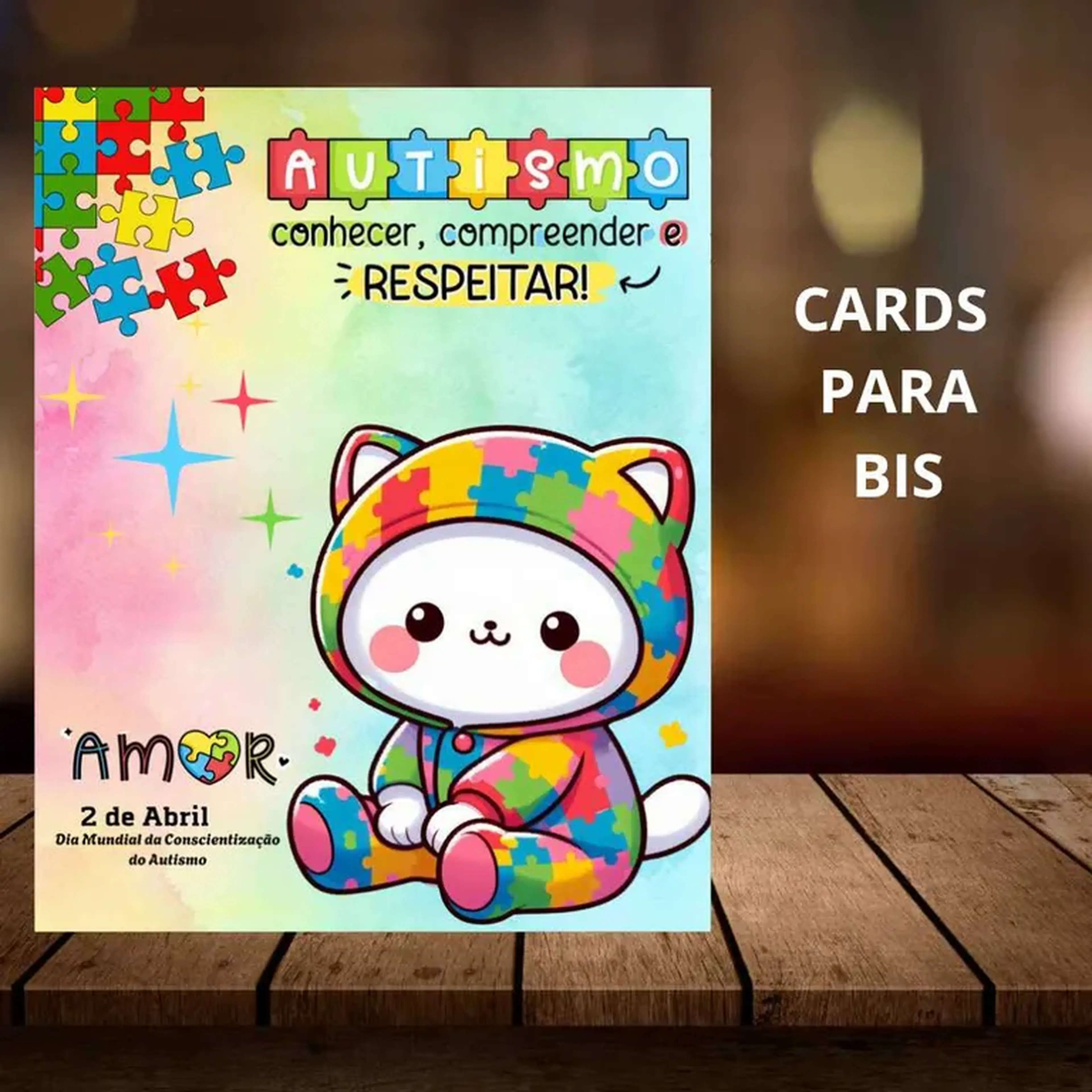 Card autismo imagem