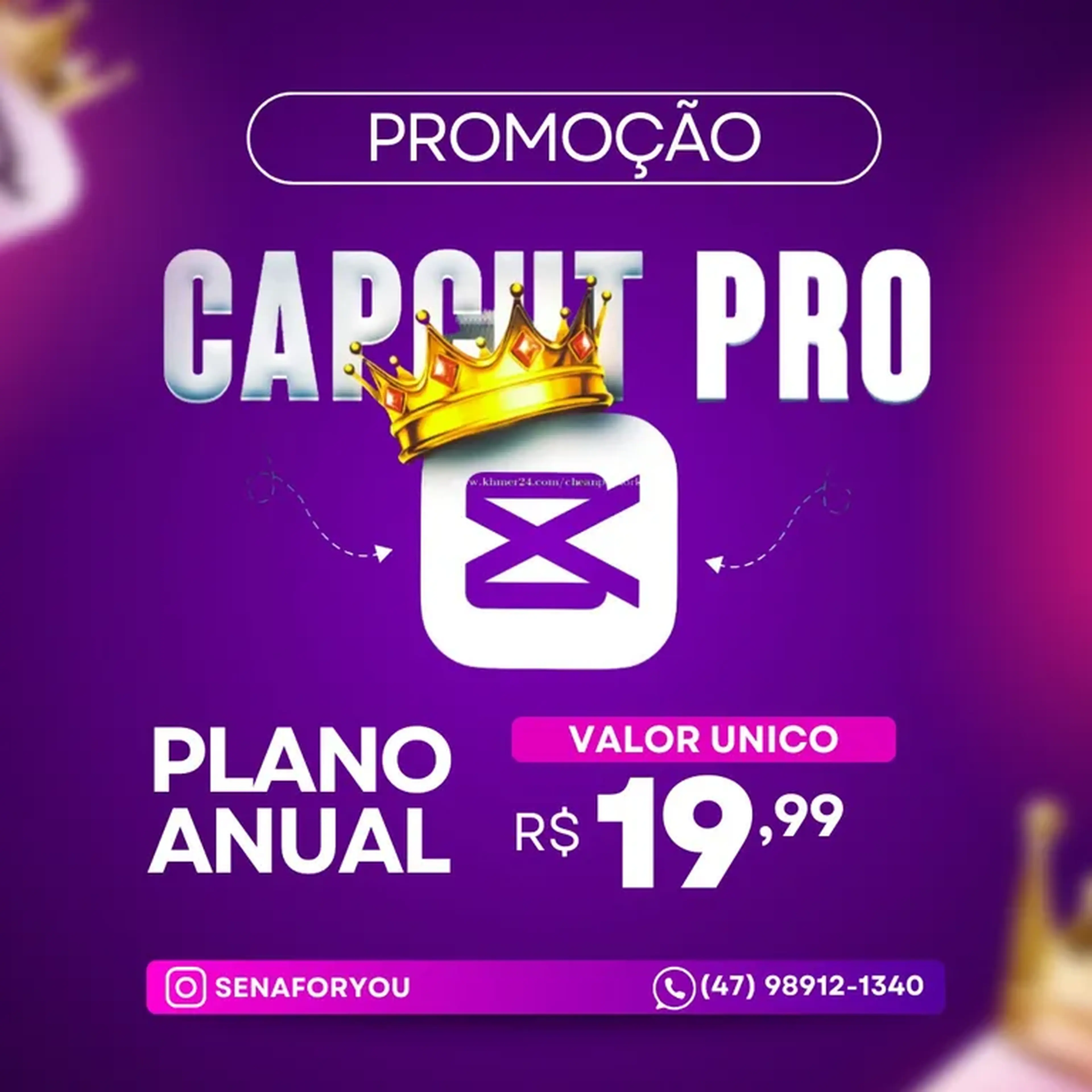 CAPCUT PRÓ ANUAL imagem