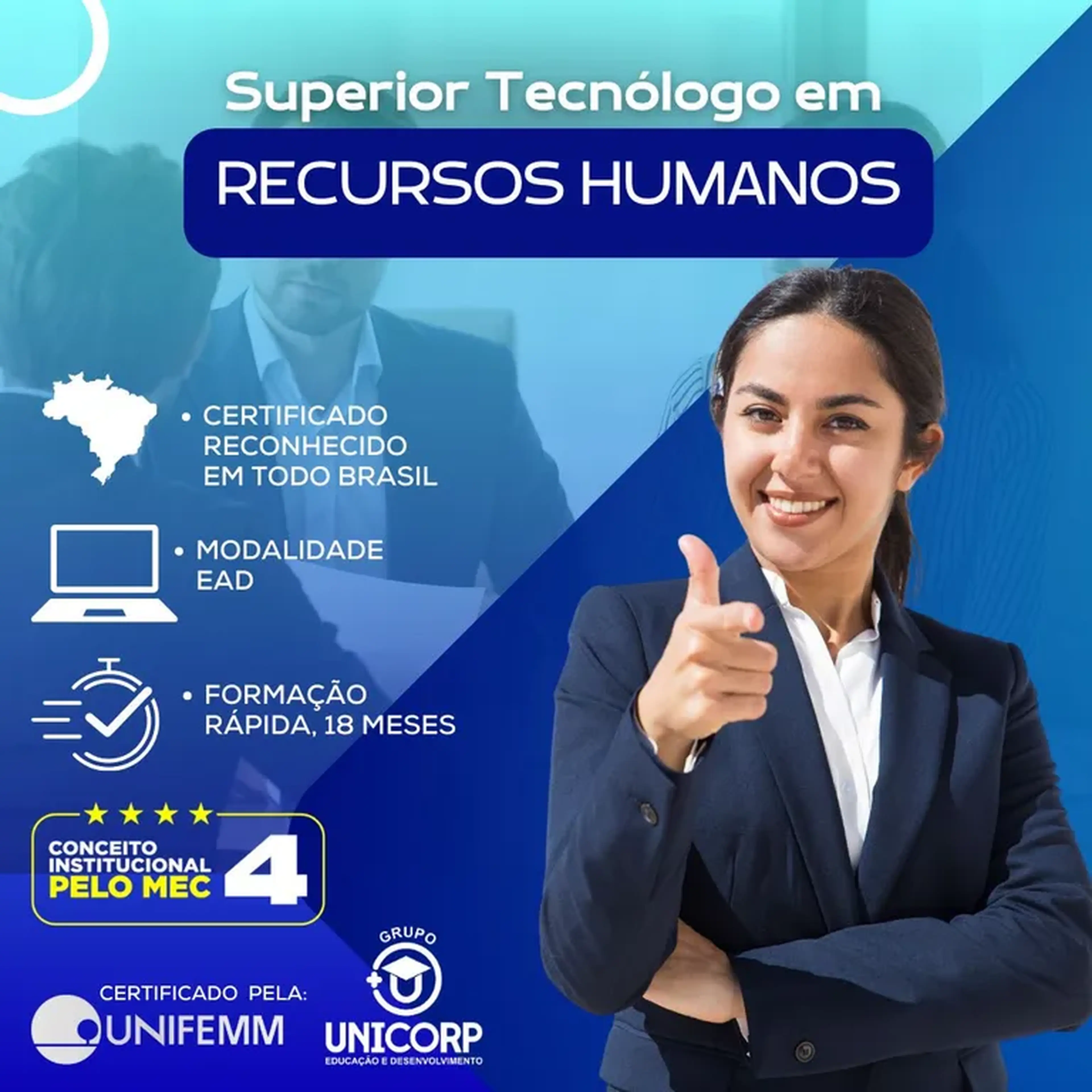 recursos humanos nível superior imagem
