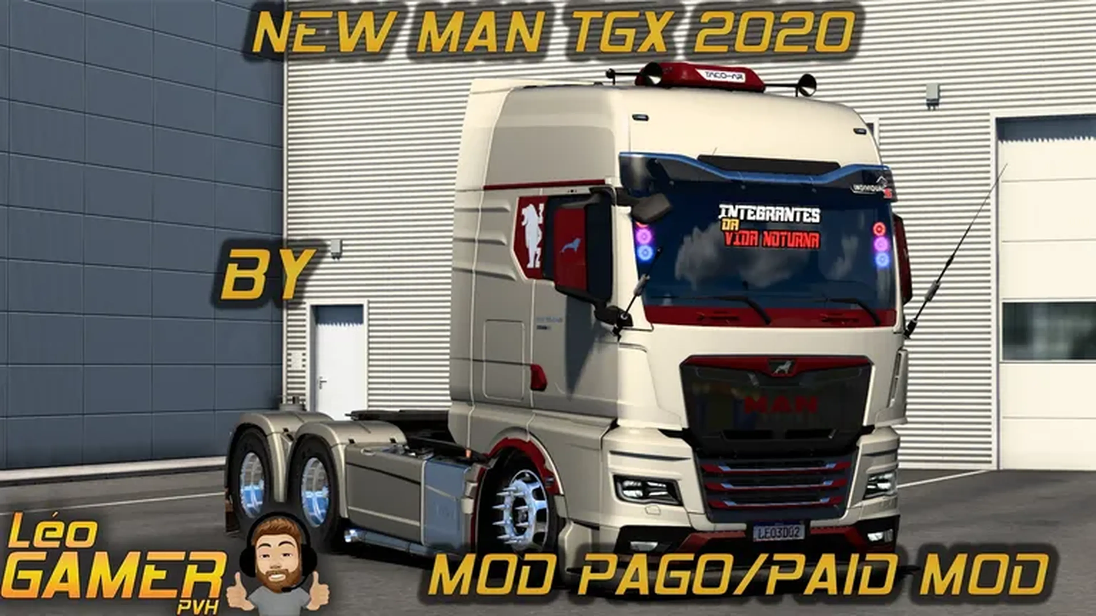 NEW MAN TGX 2020 BY LEO GAMER PVH imagem