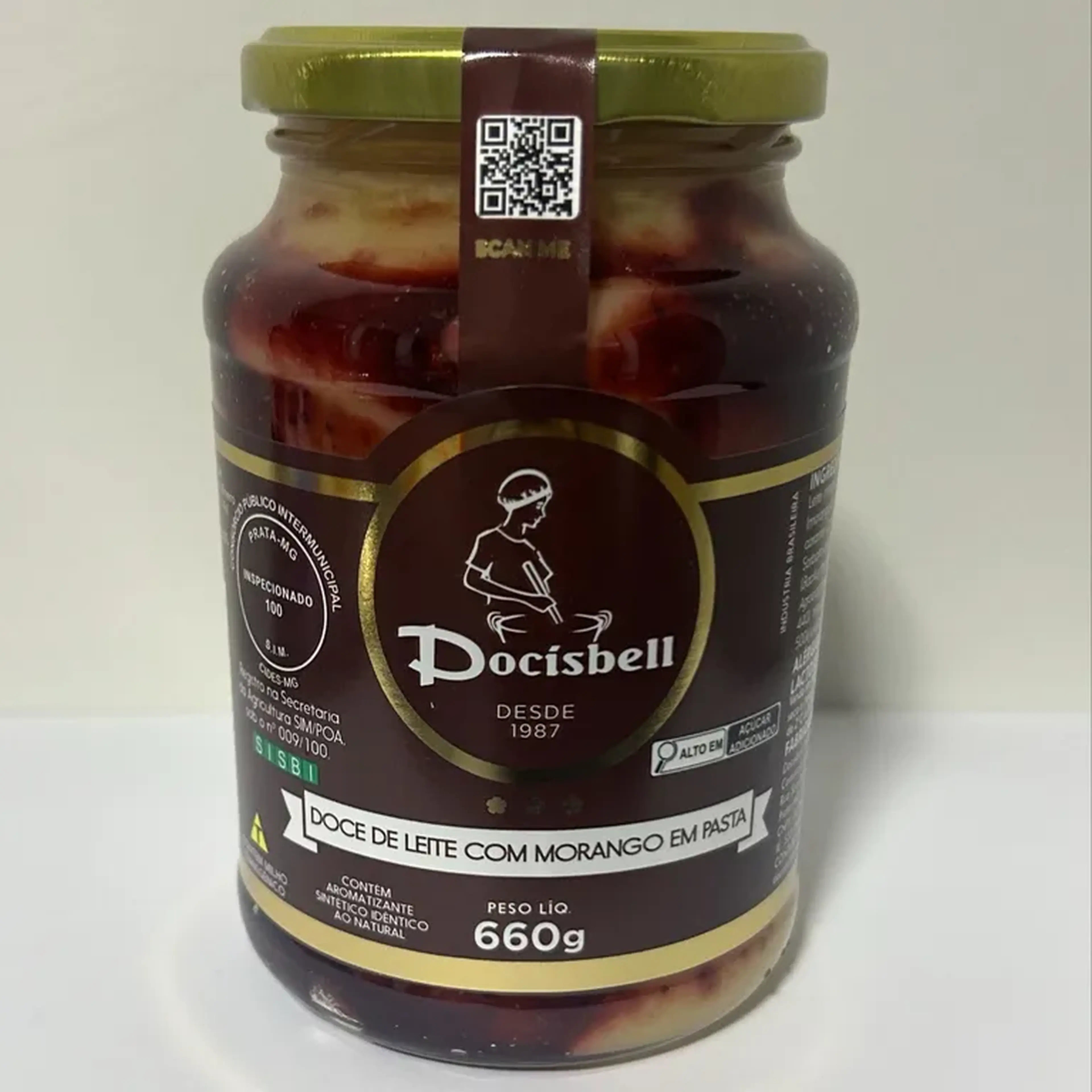 Doce de Leite com Morango imagem