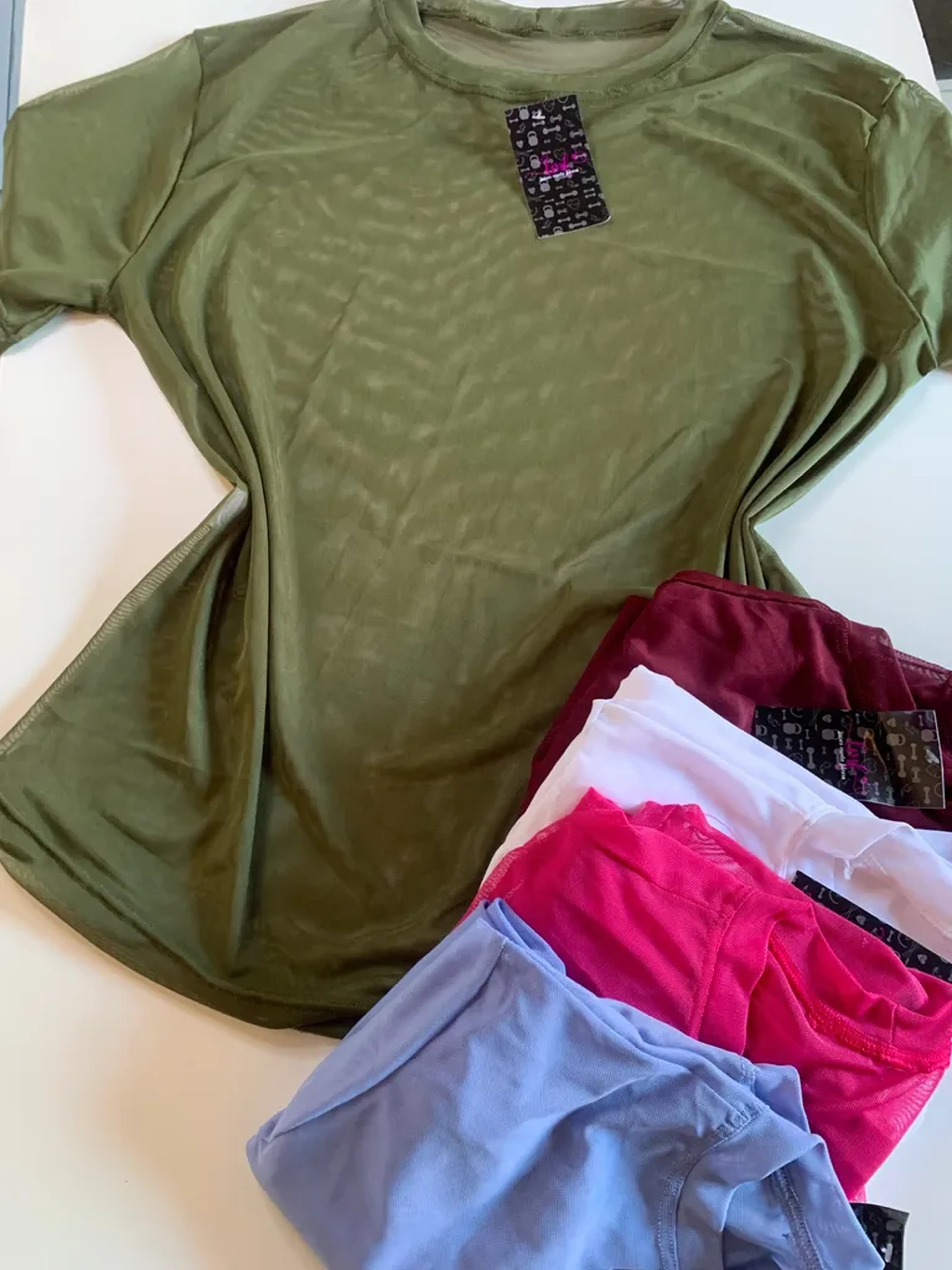 Blusas tule imagem
