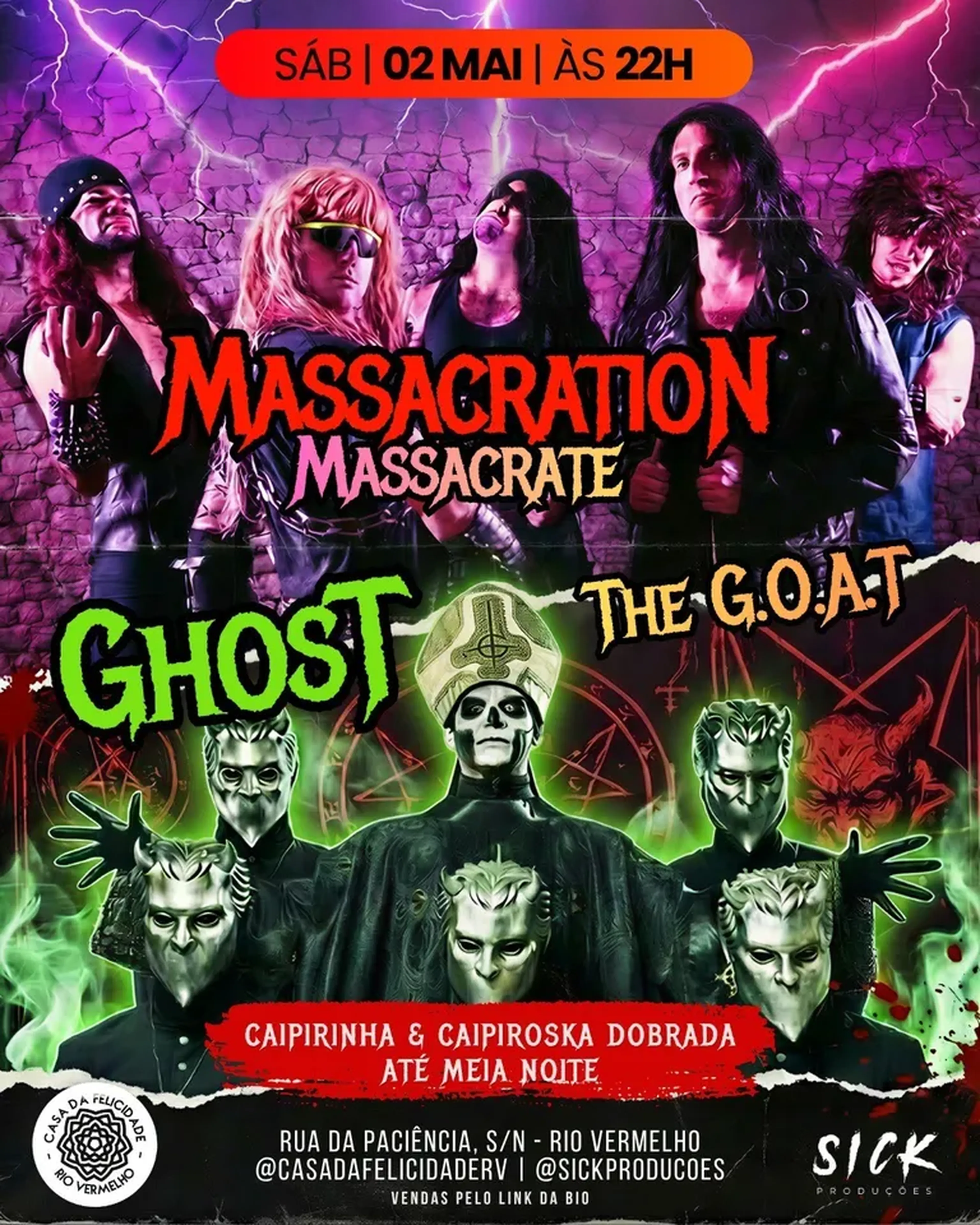 Massacration e Ghost imagem