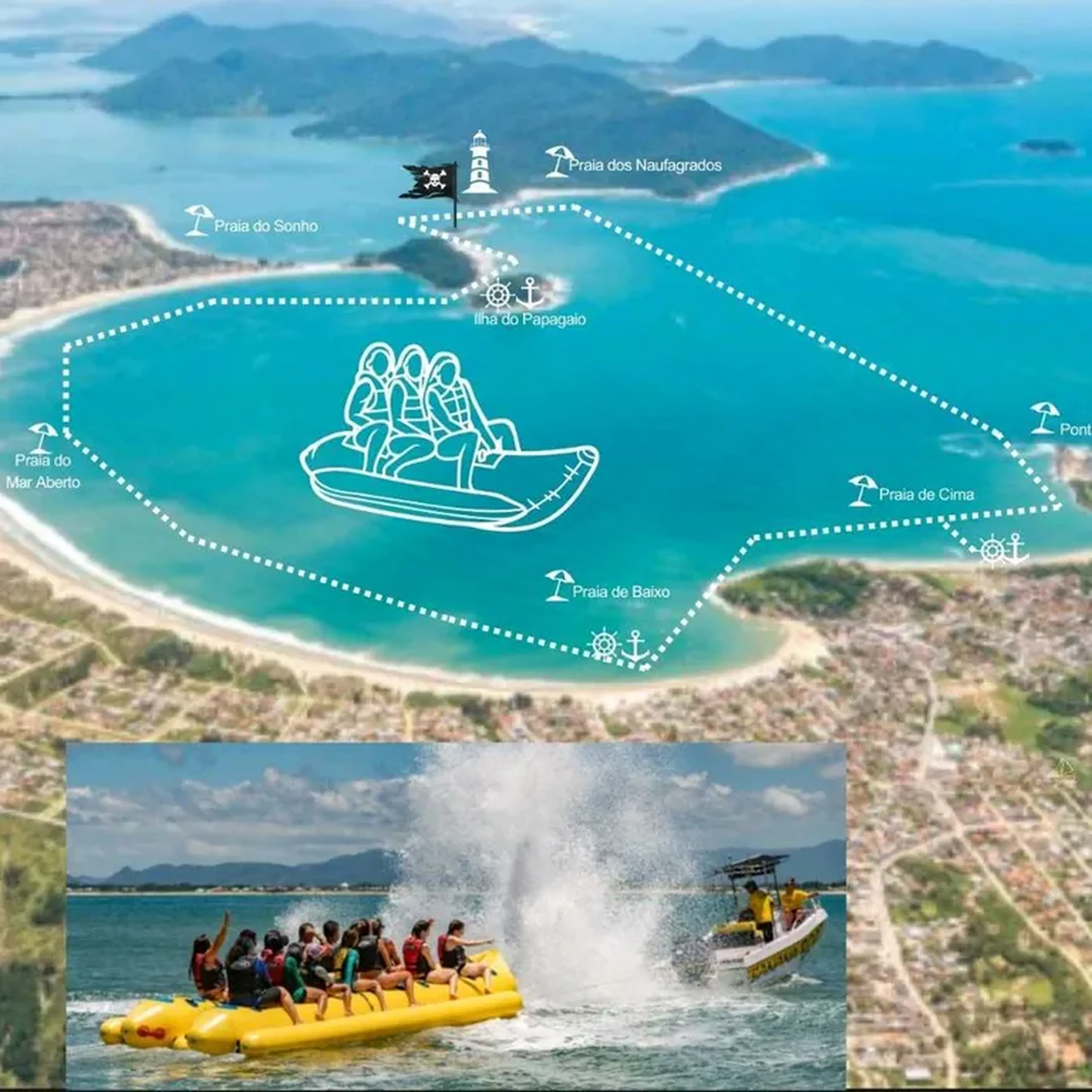 Passeio Banana Boat imagem