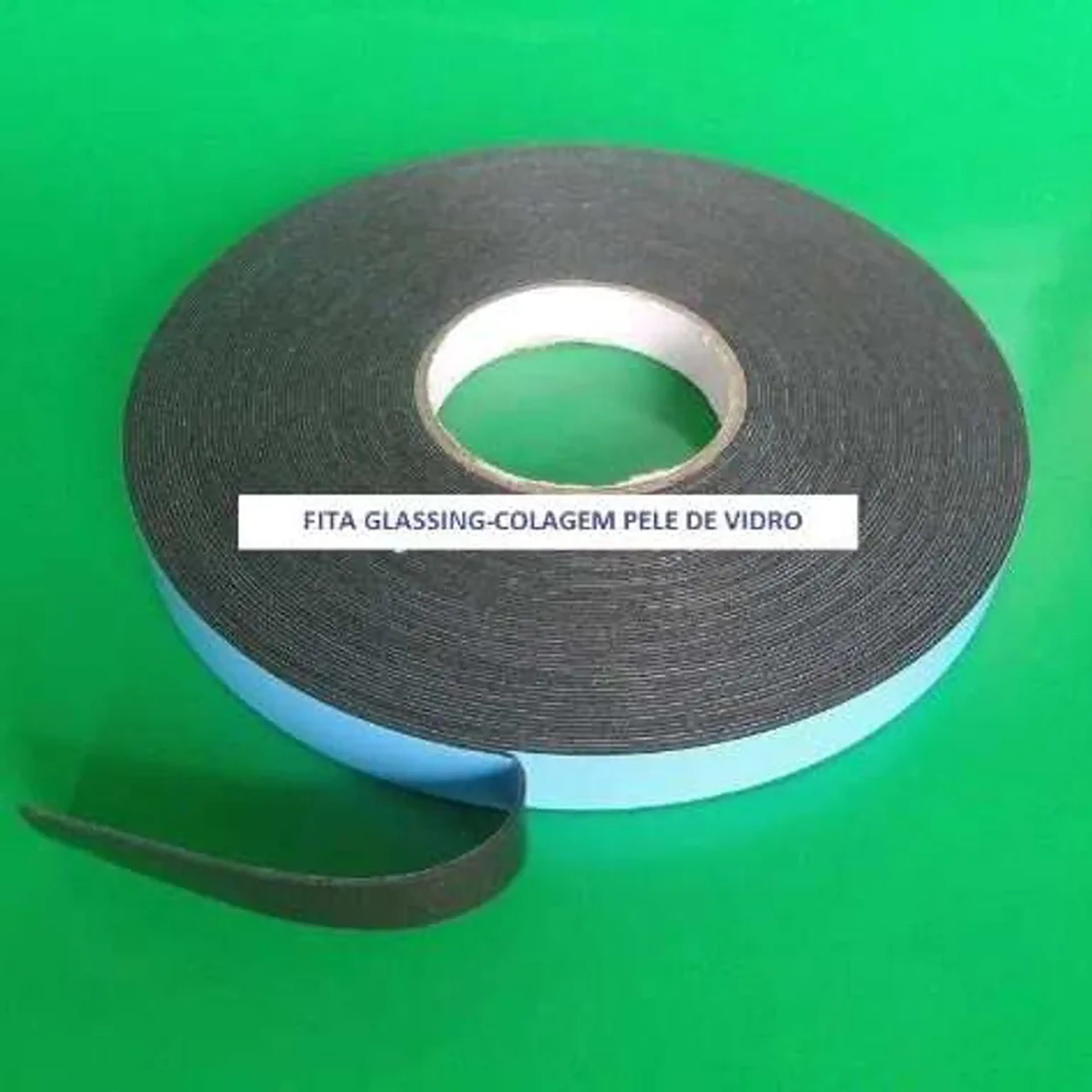 Fita colagem pele de vidro rolo 20 ml. imagem