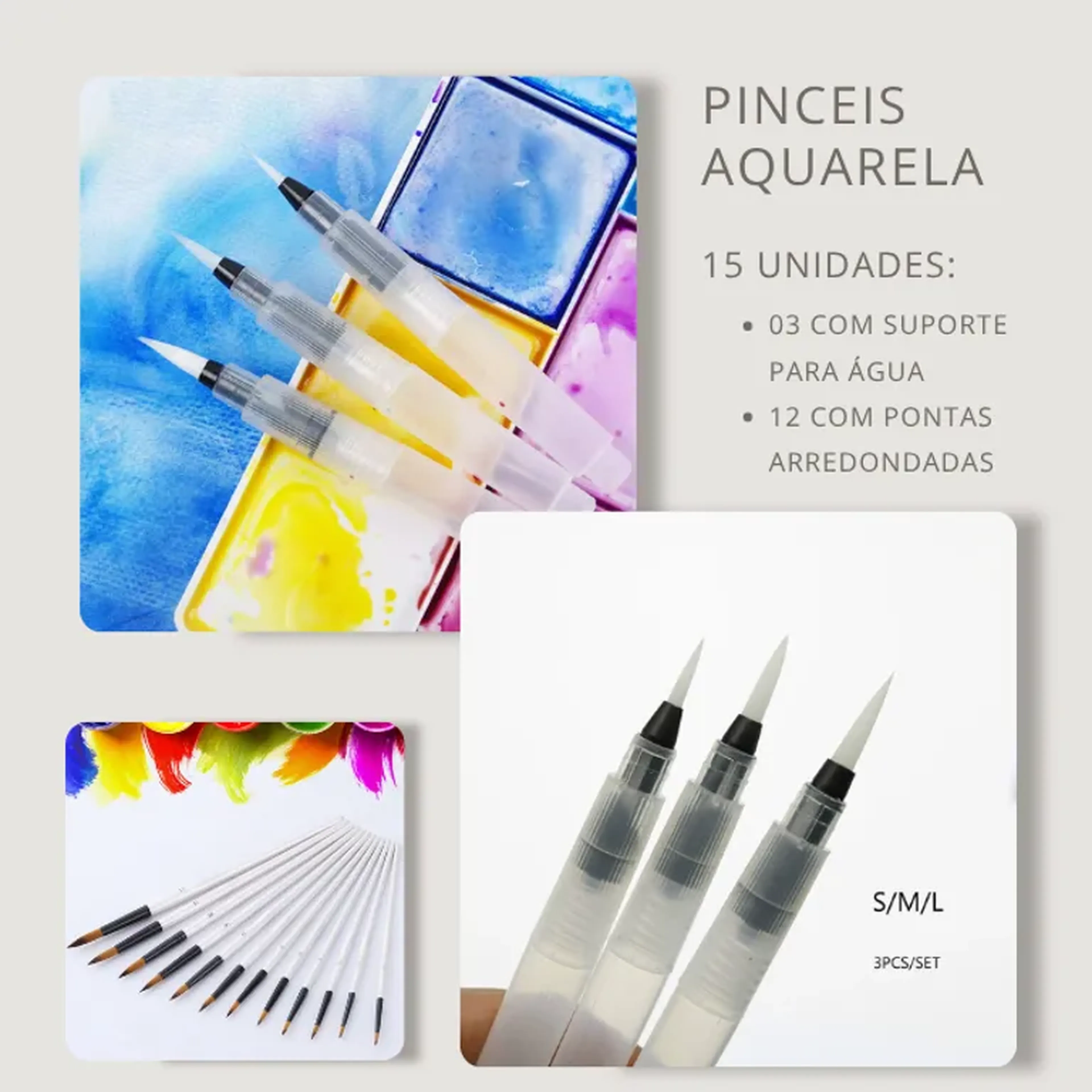 Pinceis para aquarela imagem
