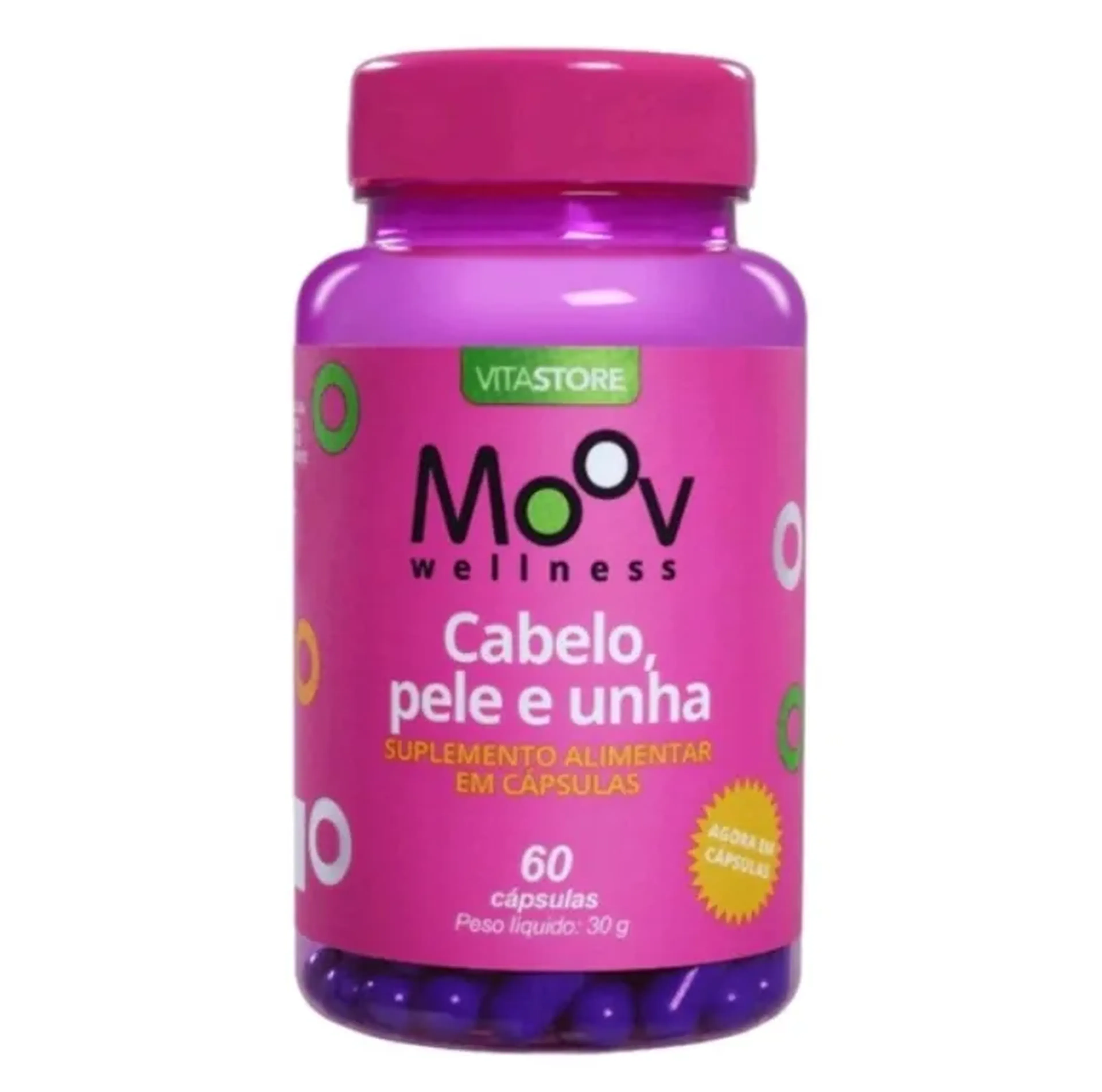 Multivitamínico Cabelo Pele e Unha ¨60 Caps imagem