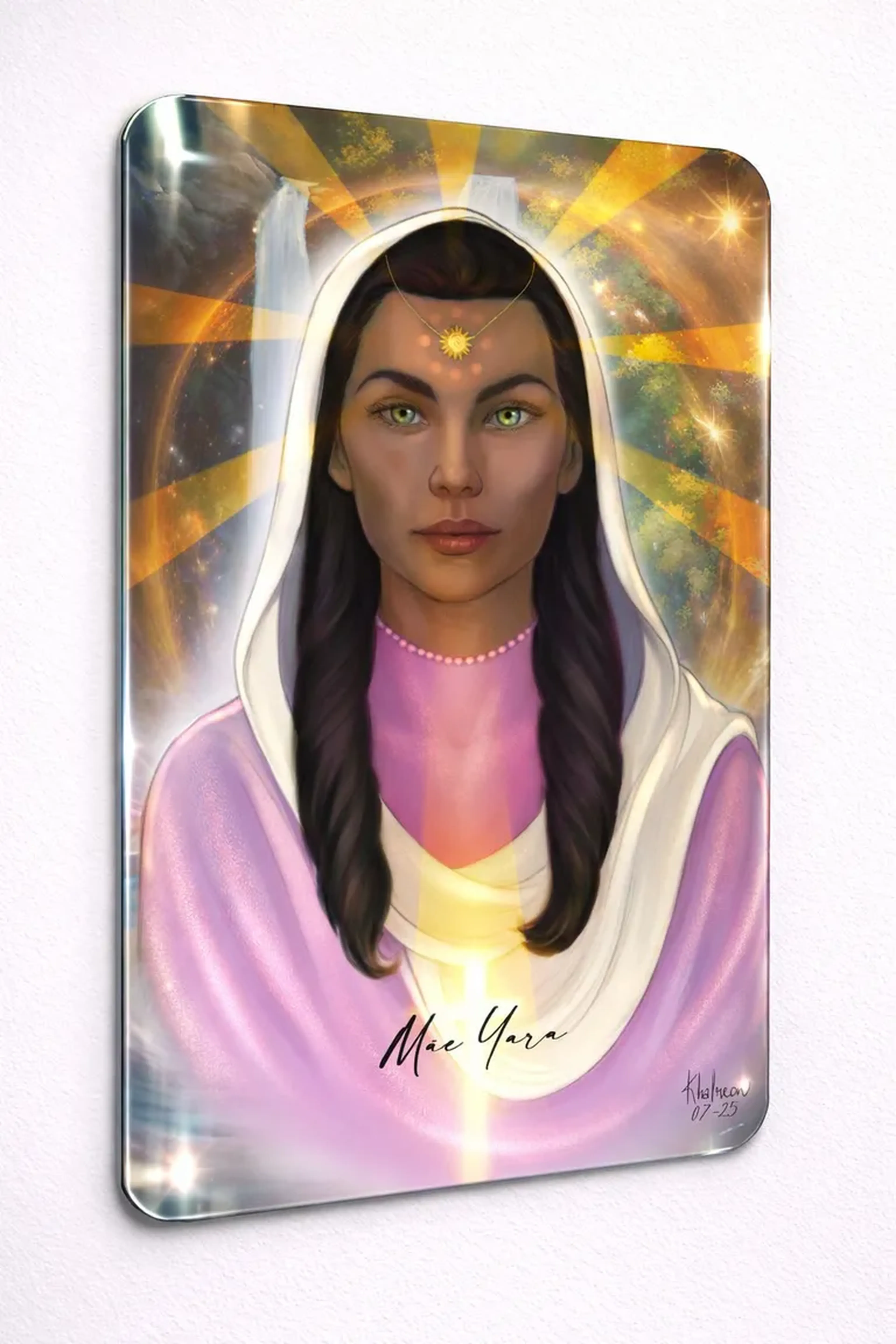 Mãe Yara- Postal Metálico imagem