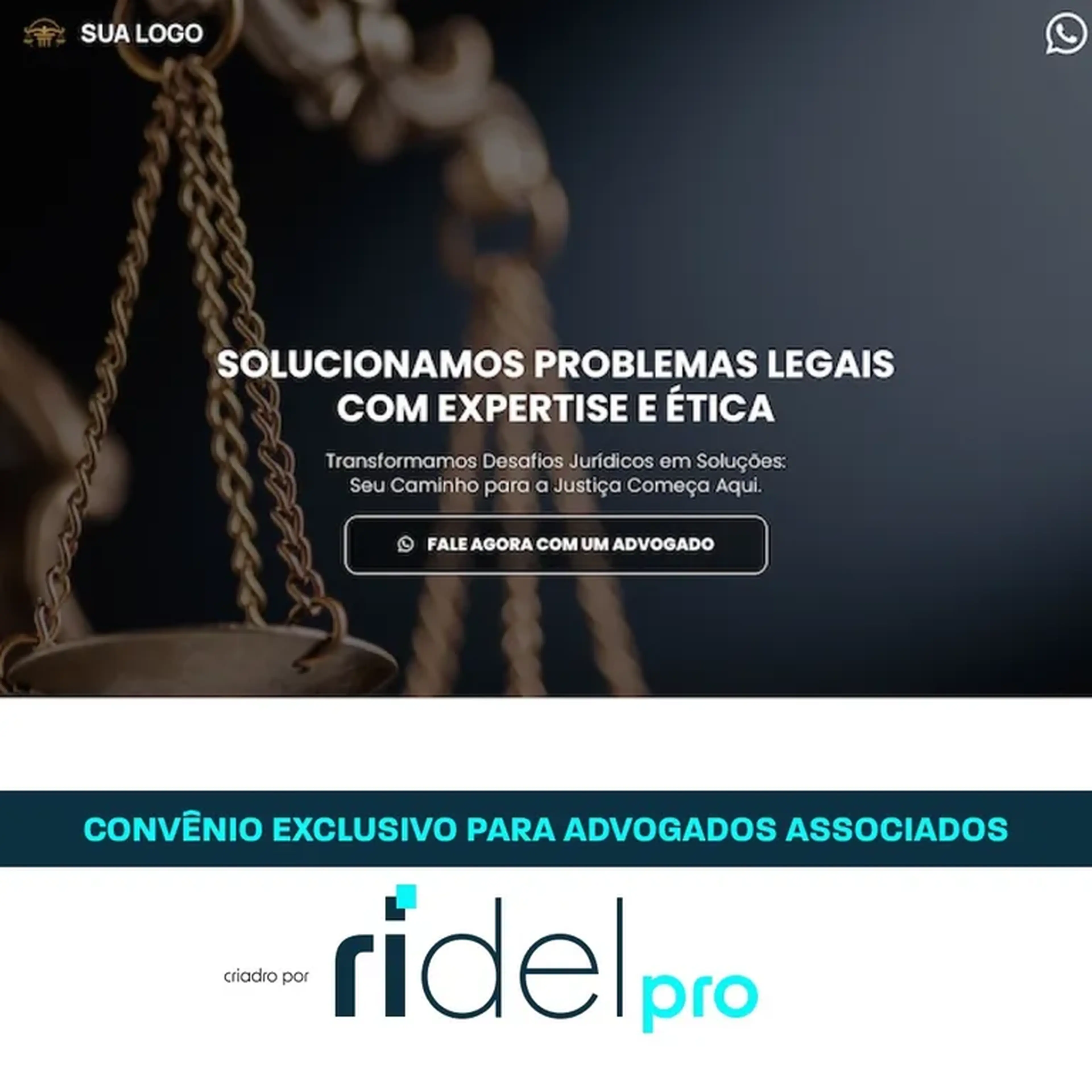 Landing Page Modelo 2 imagem