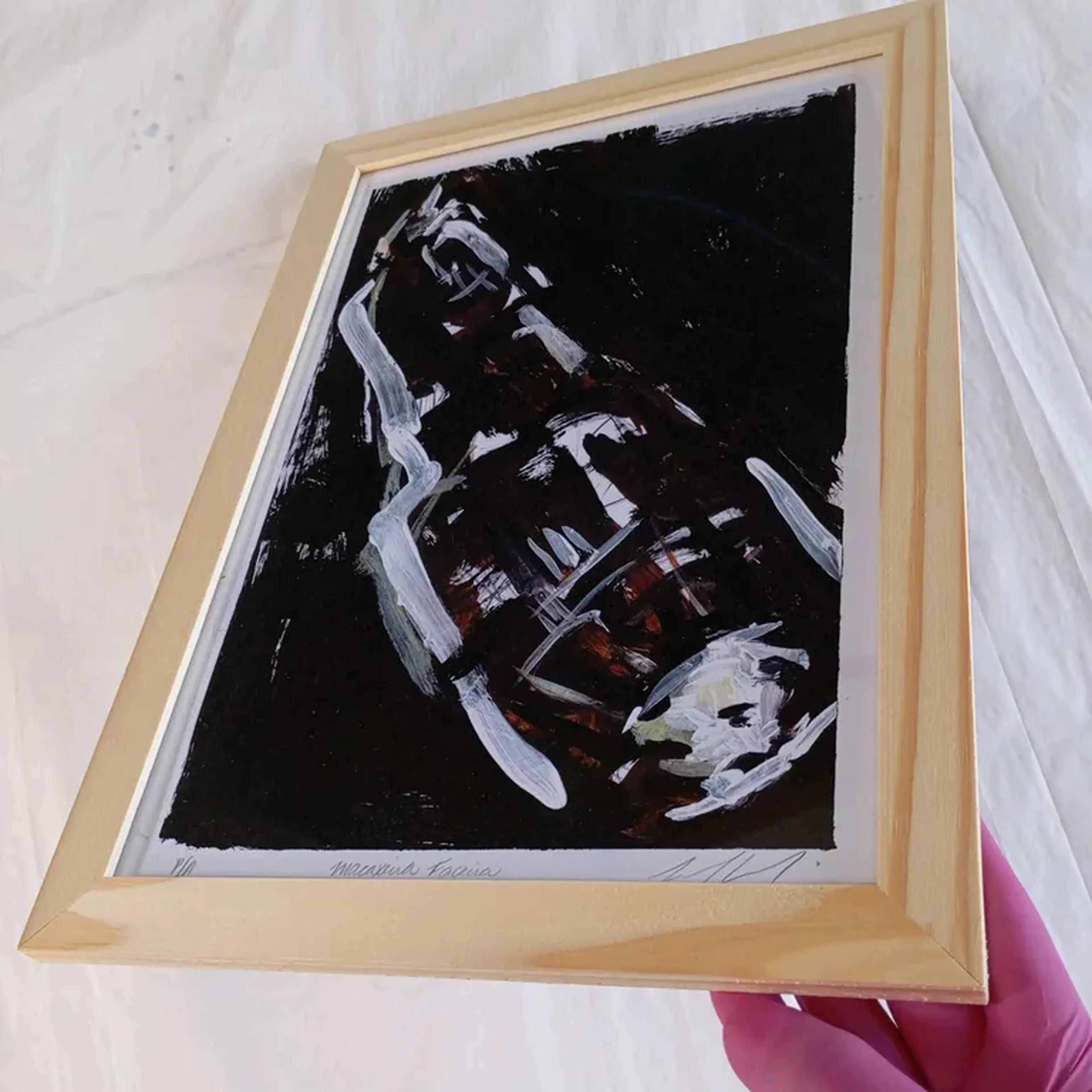 Para 5° C - Macaxeira faceira - 21x30 cm moldura plana imagem