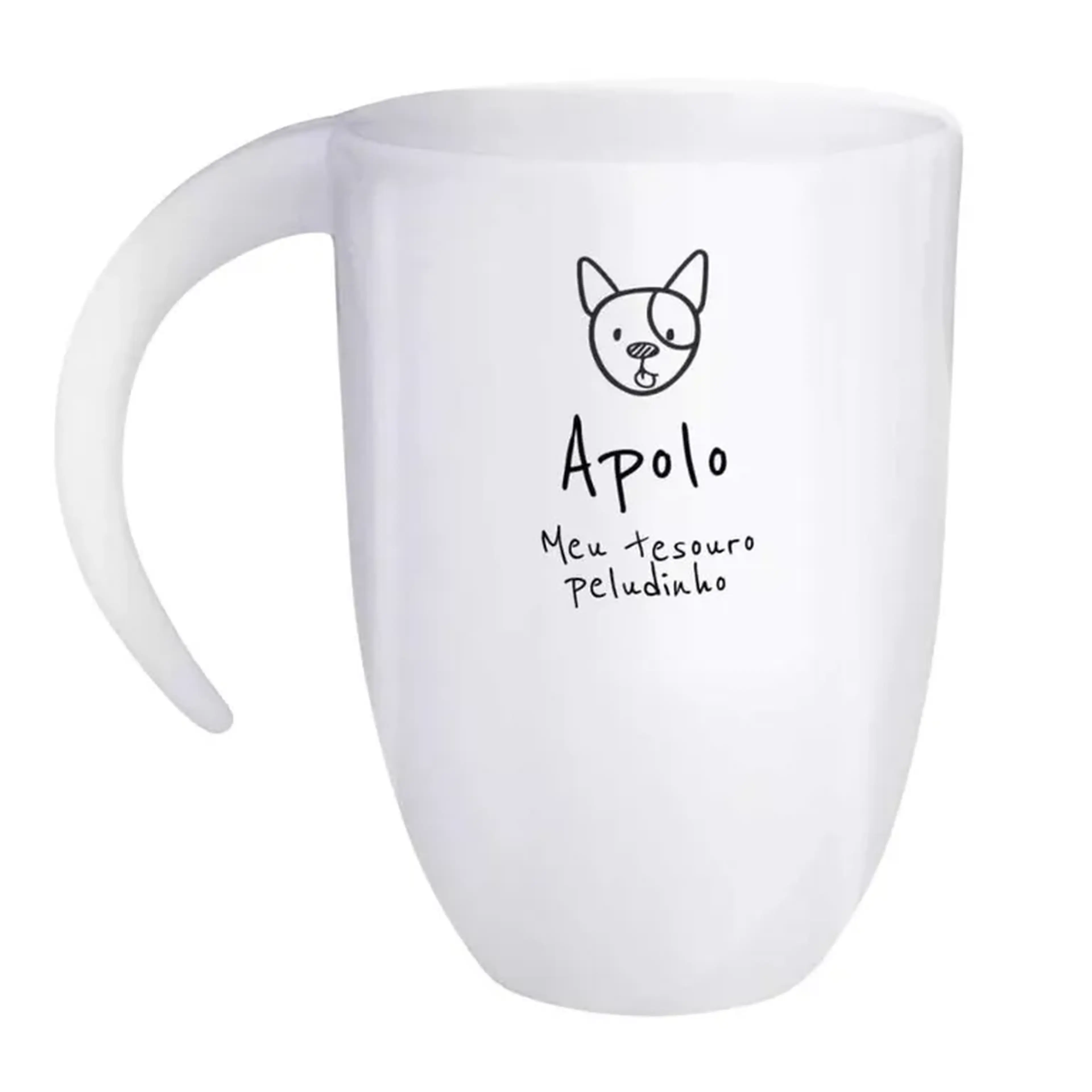 Caneca Personalizada Alça Lua imagem