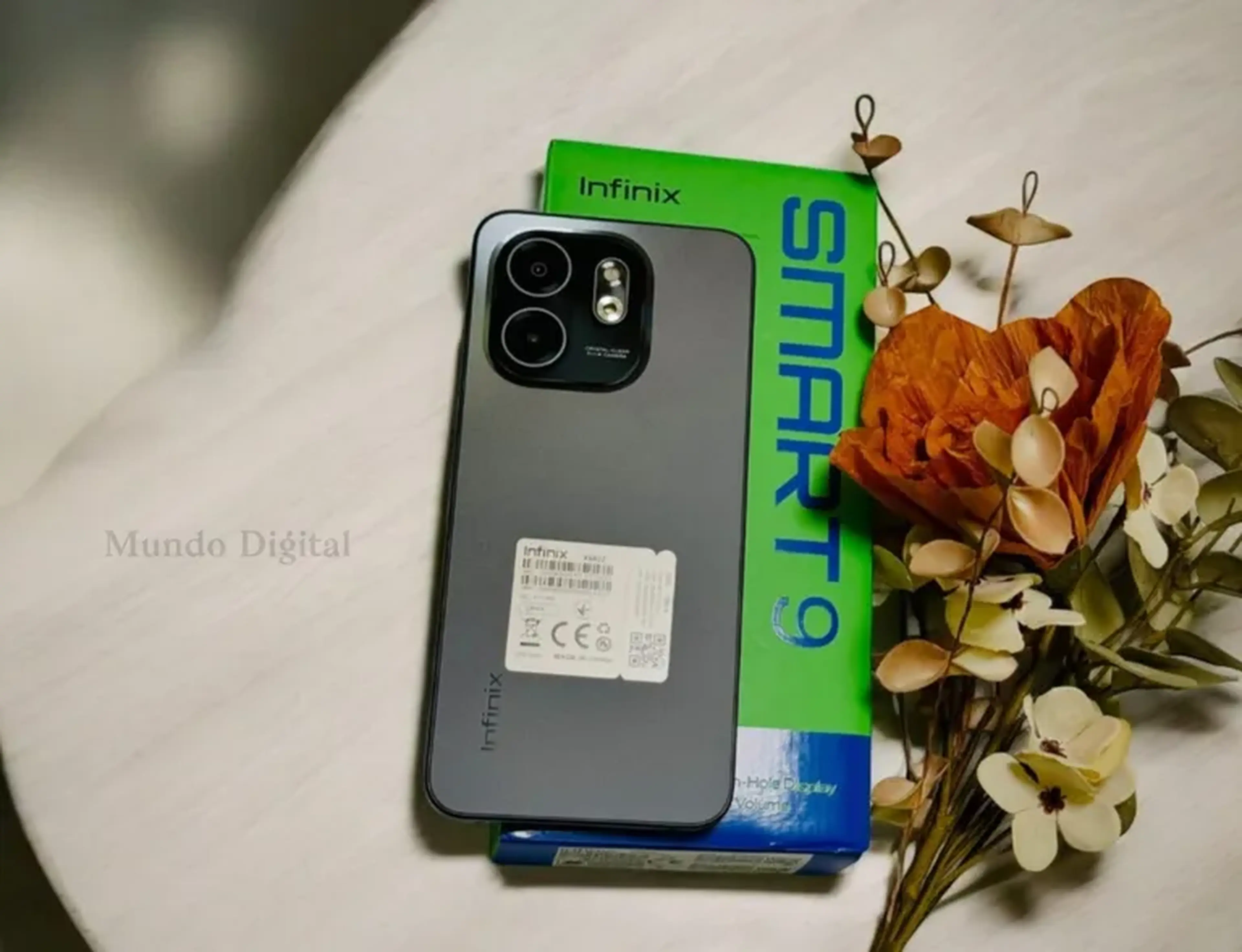 Infinix smart 9 64 GB + 6 de ram. Preto imagem