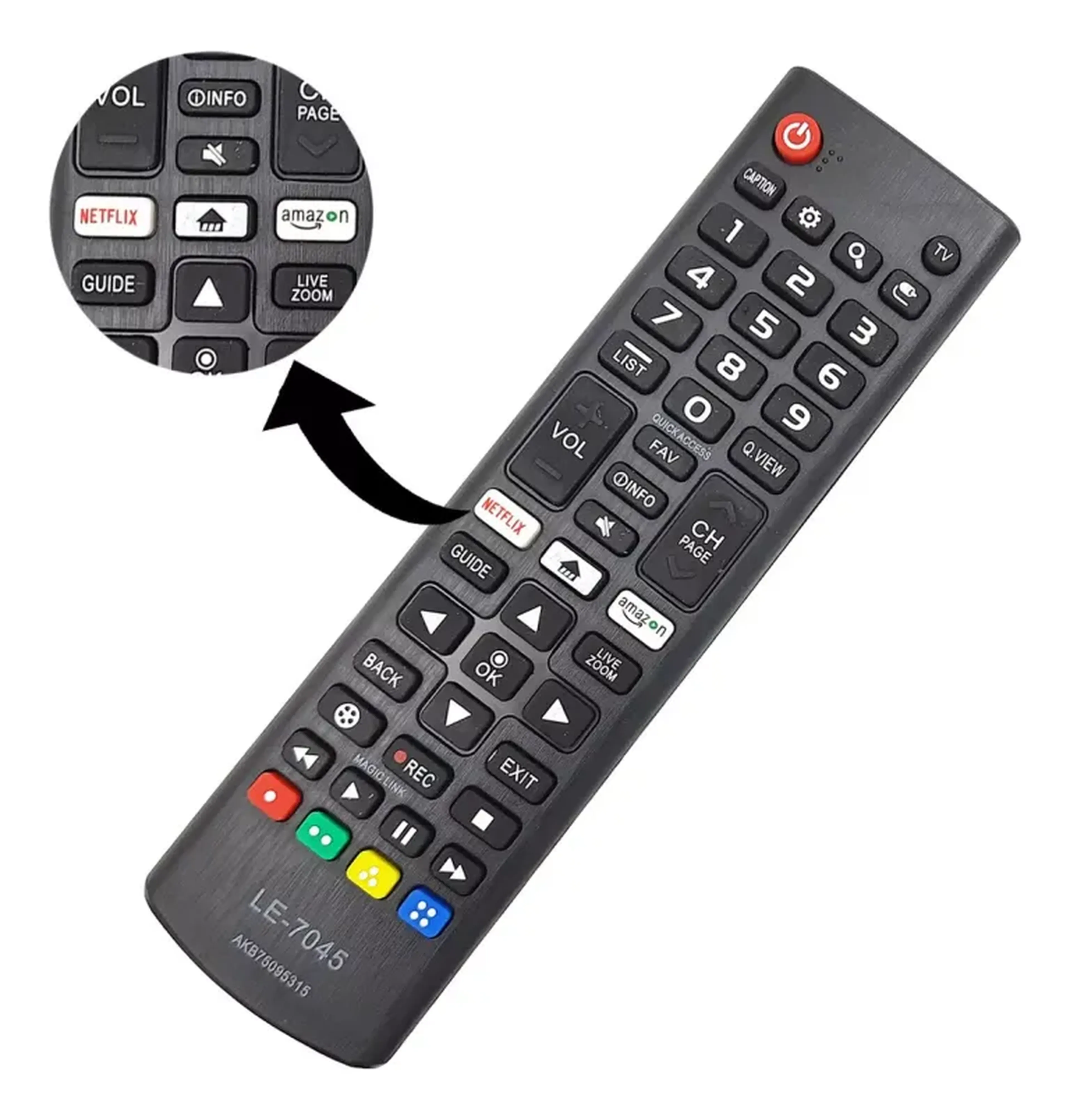 Le-7045 Tv LG Smart TV LG LCD LED Netflix Amazon imagem