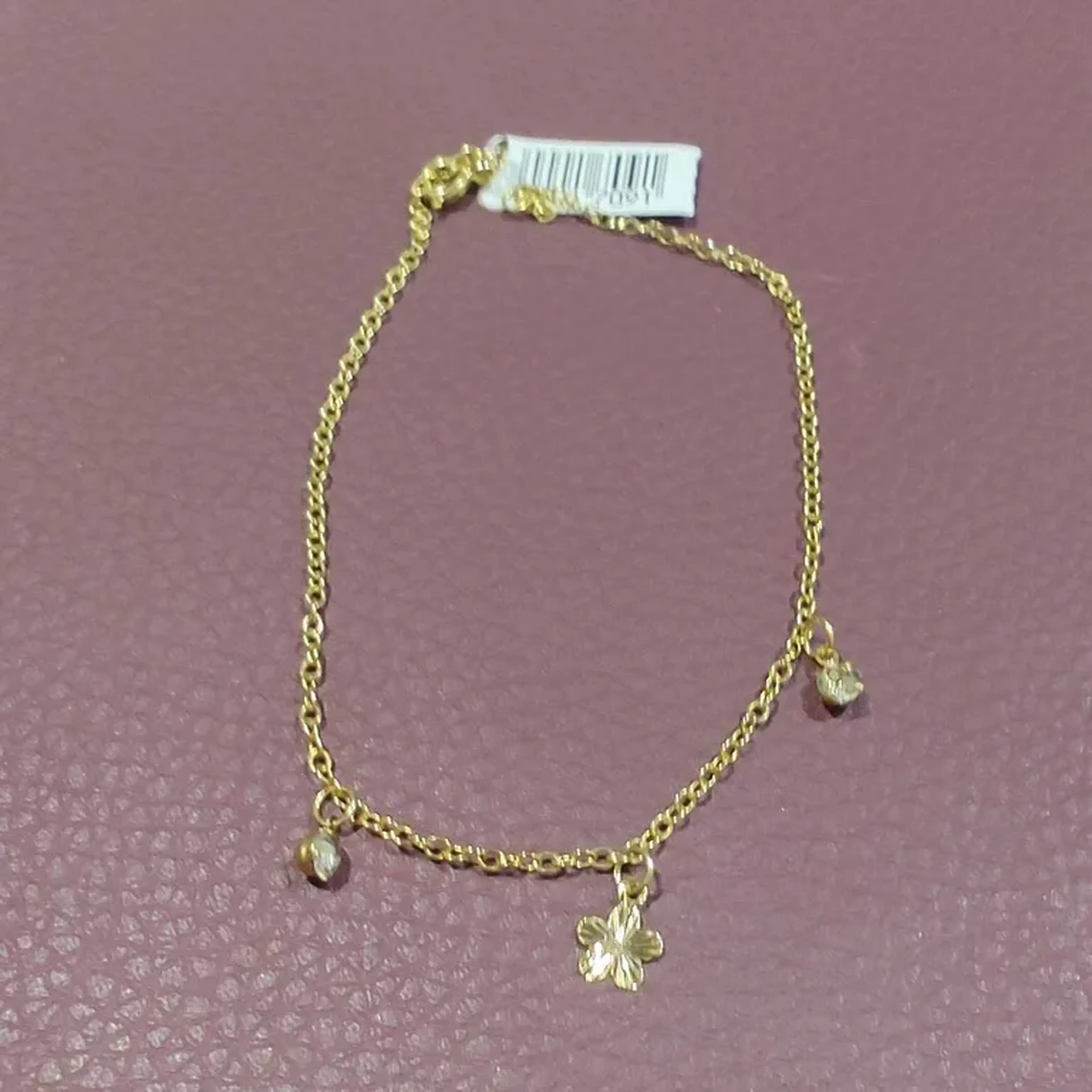 Pulseira Folheada a Ouro imagem