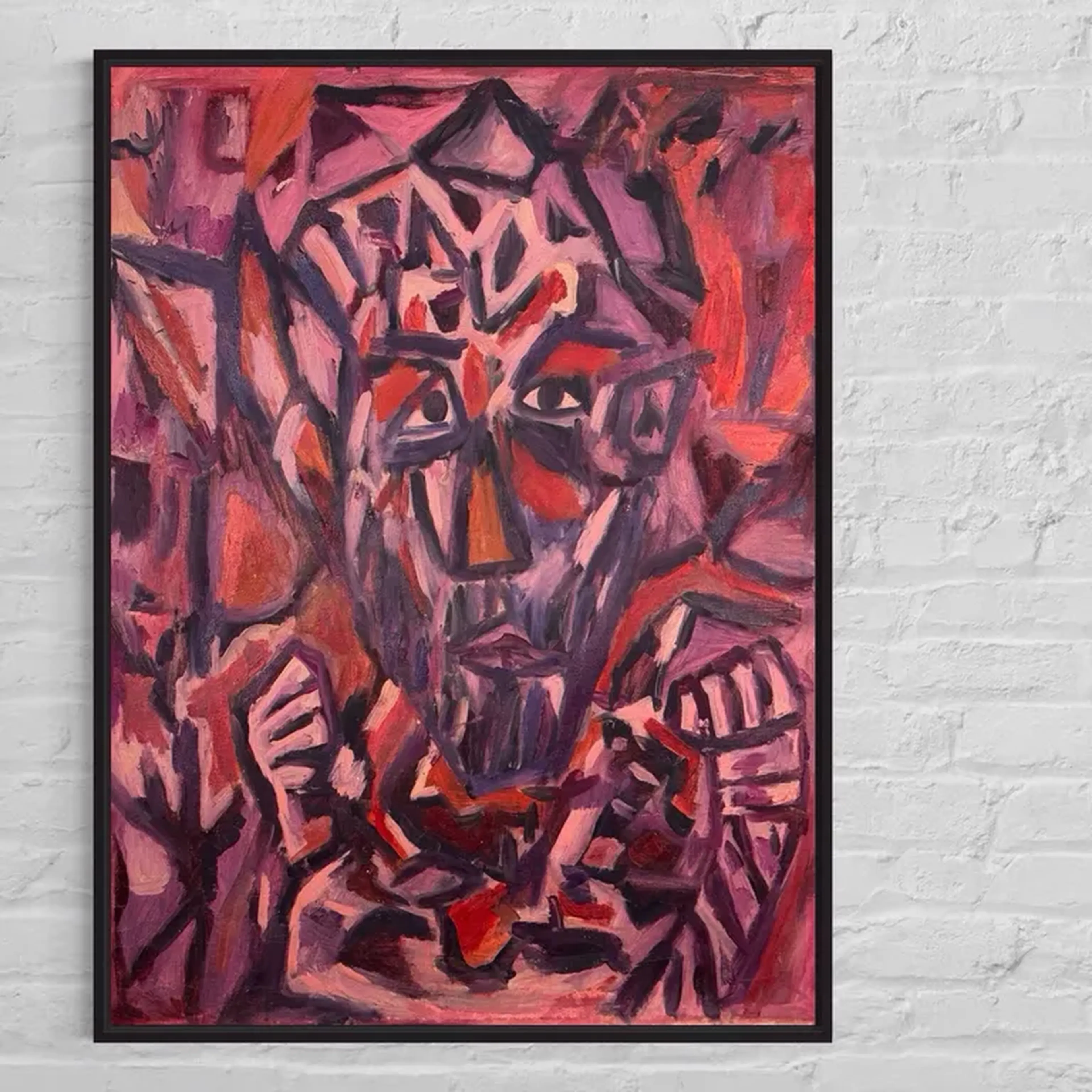 Pintura em óleo sobre tela - o agricultor imagem